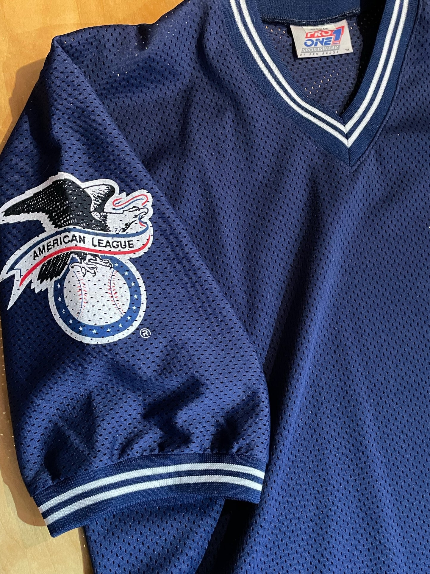 VINTAGE 90s PRO ONE NEW YORK YANKEES MLB JERSEY SZ: XL