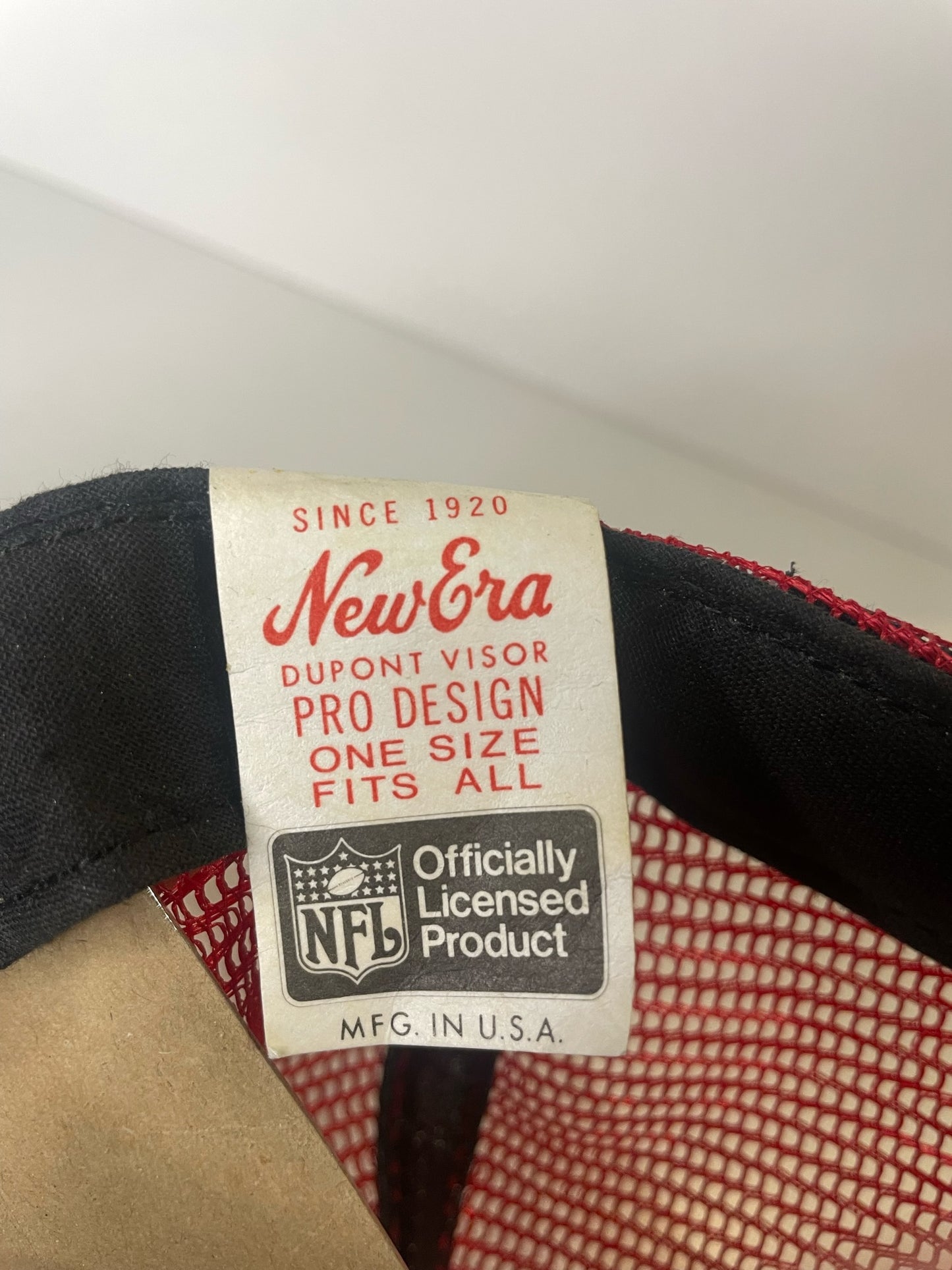 VINTAGE 80s NEW ENGLAND PATRIOTS NEW ERA TRUCKER CAP HAT