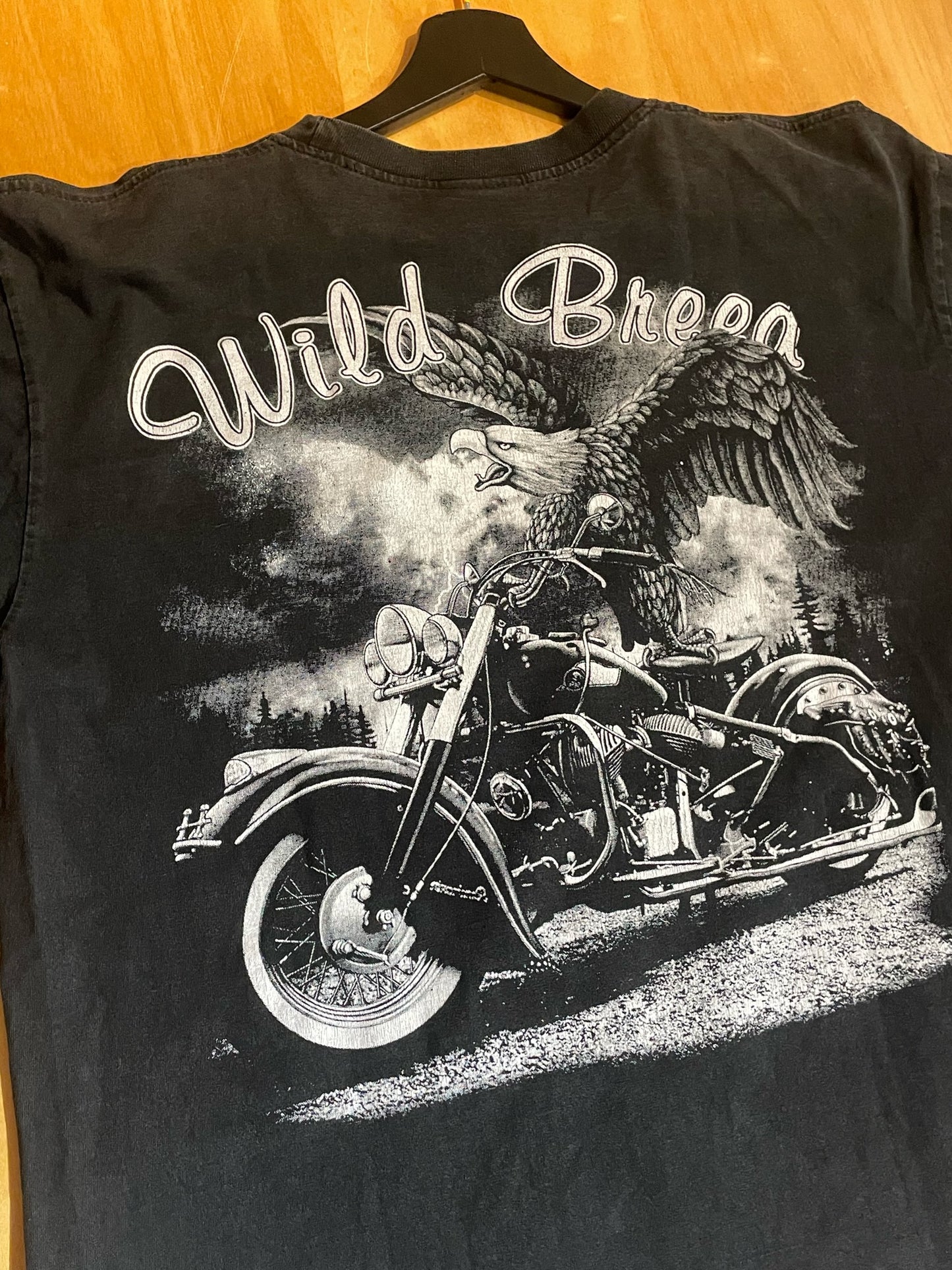 WILD BREED BIKER MOTORCYCLE T-SHIRT SZ: L