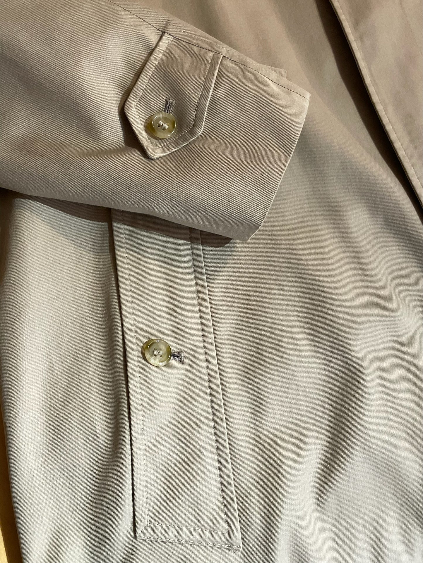 VINTAGE BURBERRY NOVA CHECK MAC TRENCH COAT JACKET  SZ: 56R = XXL