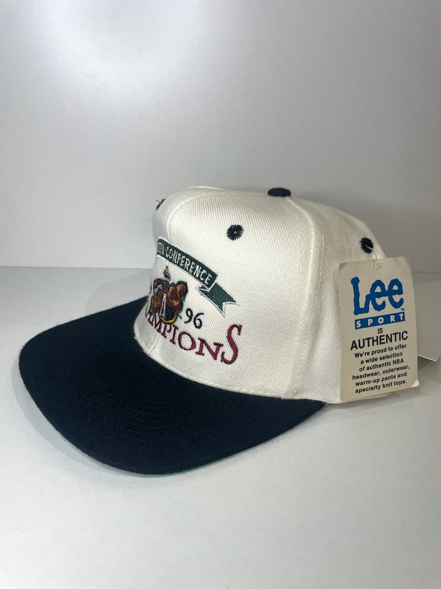"DS" VINTAGE 90s SEATTLE SUPERSONICS LEE SPORT BY KC SNAPBACK CAP HAT