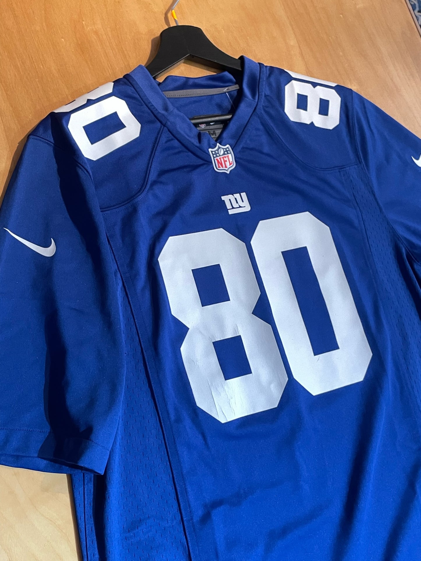 NIKE NEW YORK GIANTS "VICTOR CRUZ" NFL FOOTBALL JERSEY SZ: M