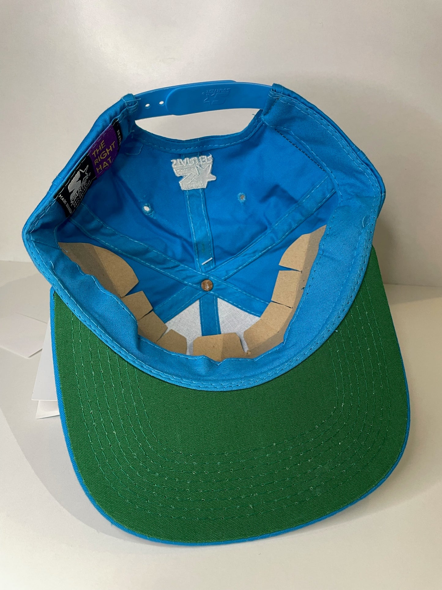 "DS" VINTAGE 90s CAROLINA PANTHERS STARTER SNAPBACK CAP HAT