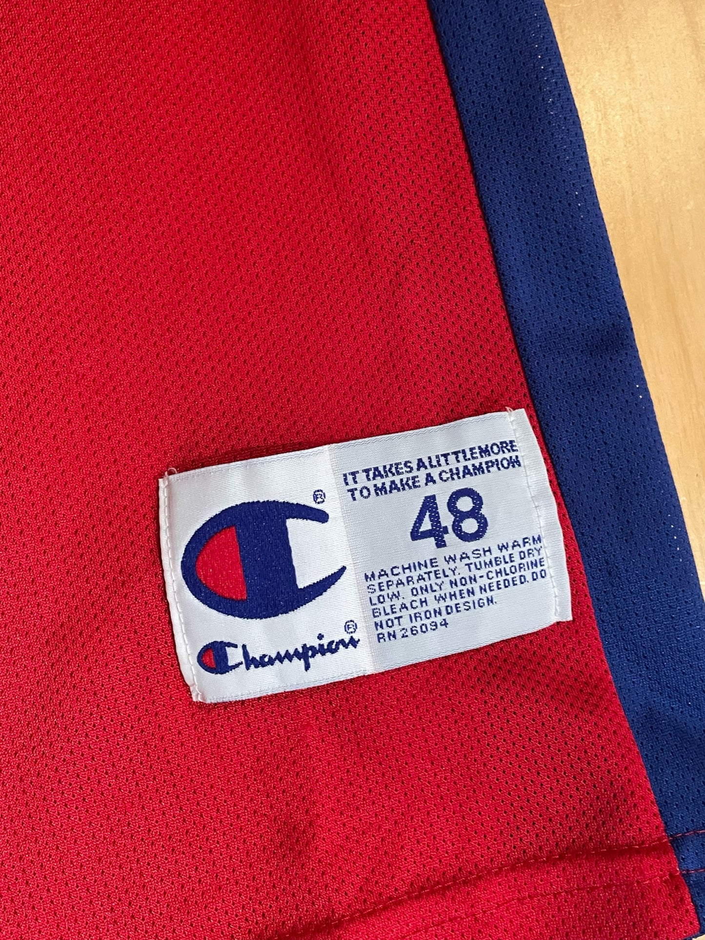 VINTAGE CHAMPION PHILADELPHIA 76ERS "IVERSON" NBA JERSEY SZ: 48=XL