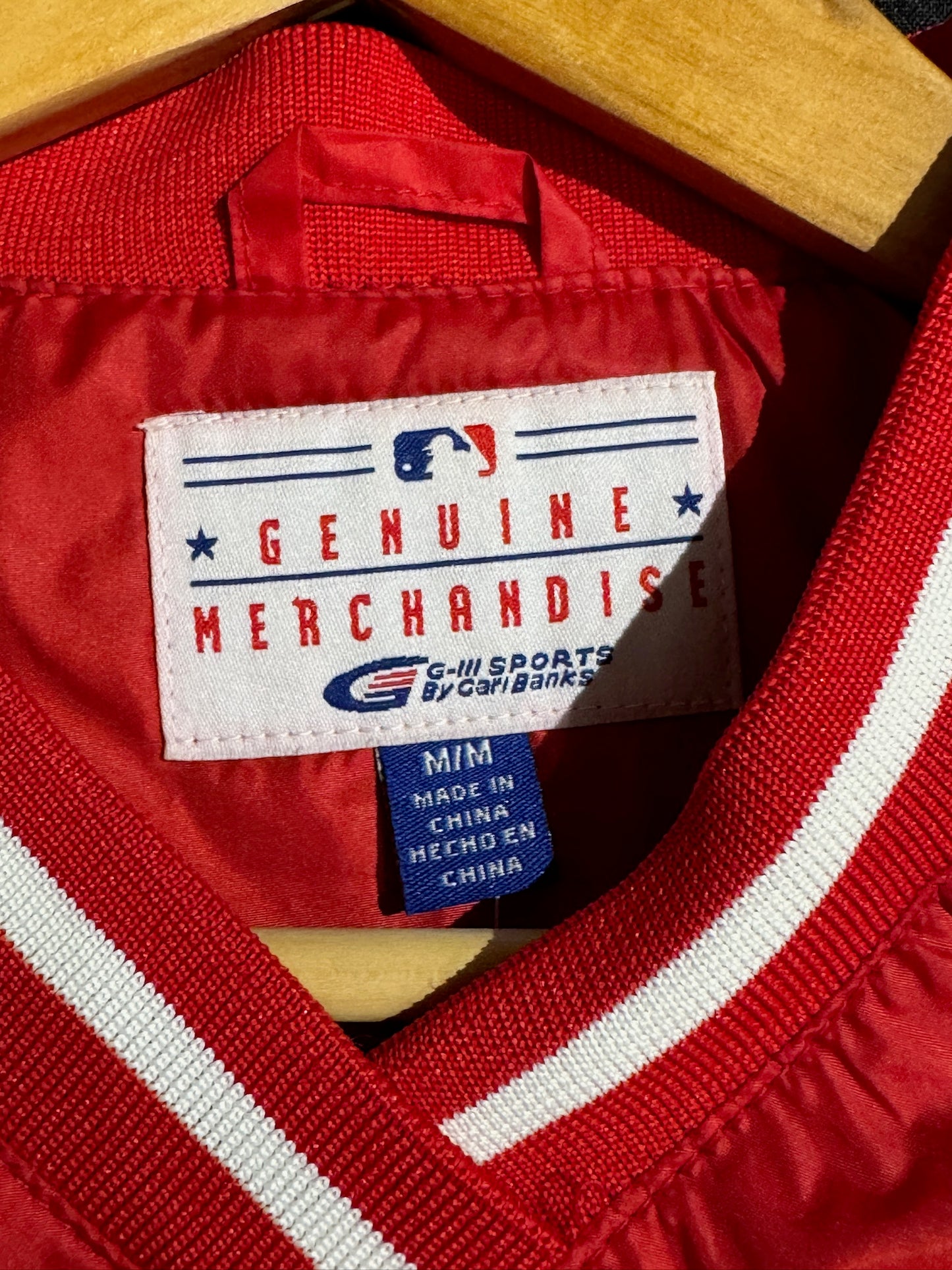 VINTAGE G-III SPORTS LOS ANGELES ANGELS PULLOVER WINDBREAKER JACKET  SZ: M