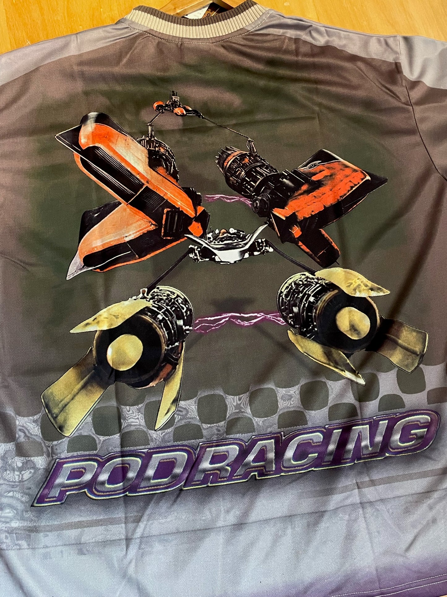 "DS" VINTAGE 1999 STAR WARS "EPISODE 1" AOP T-SHIRT SZ: XL