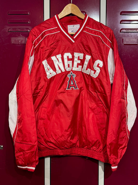 VINTAGE G-III SPORTS LOS ANGELES ANGELS PULLOVER WINDBREAKER JACKET  SZ: M