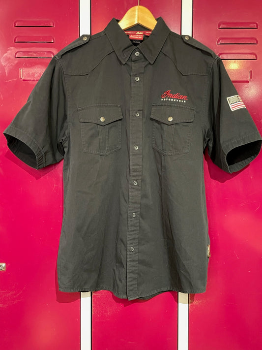 INDIAN MOTORCYCLE  SHORT SLEEVES SHIRT SZ: M