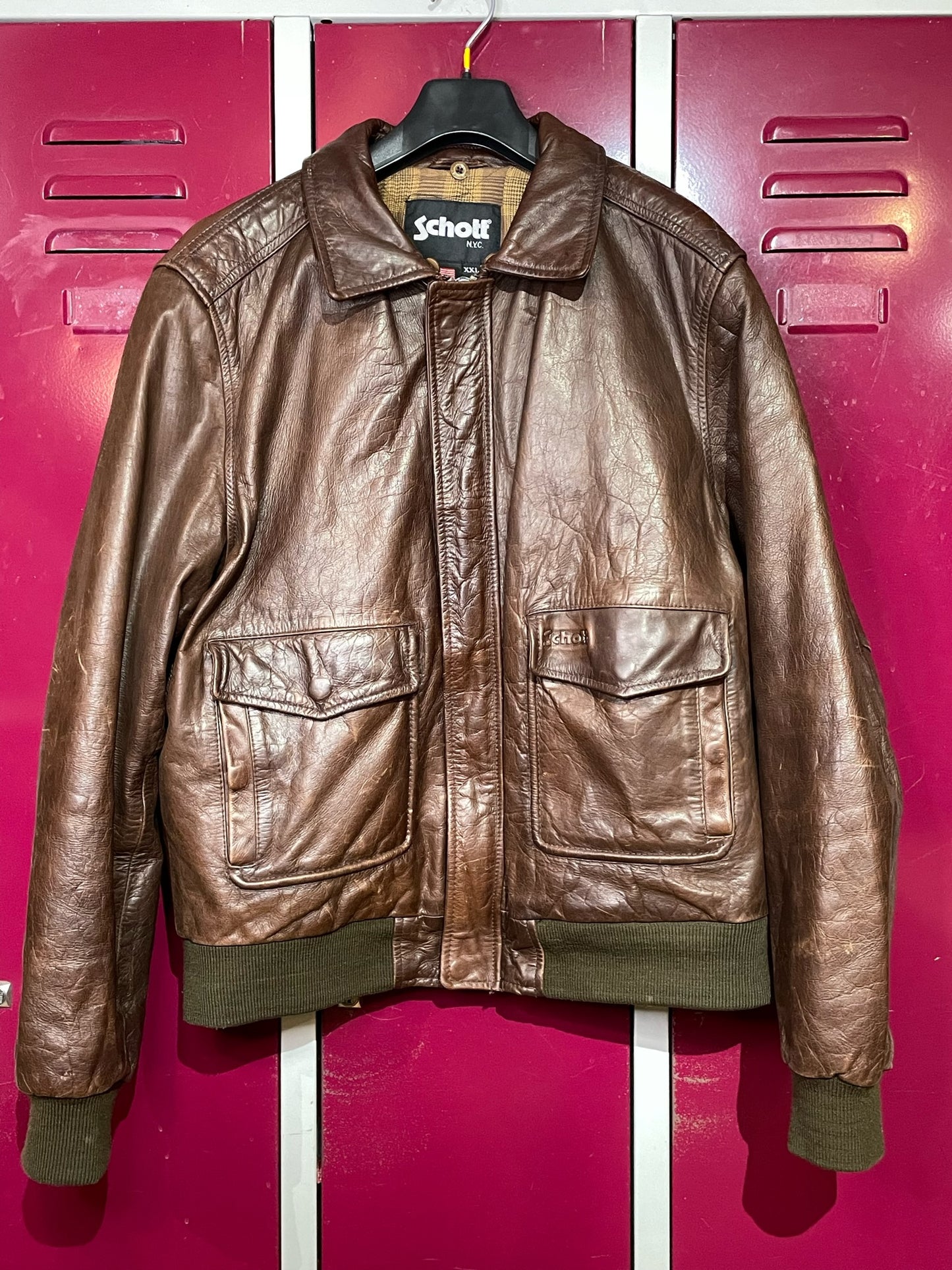 SCHOTT N.Y.C "LC2131" JACKET SZ: XXL
