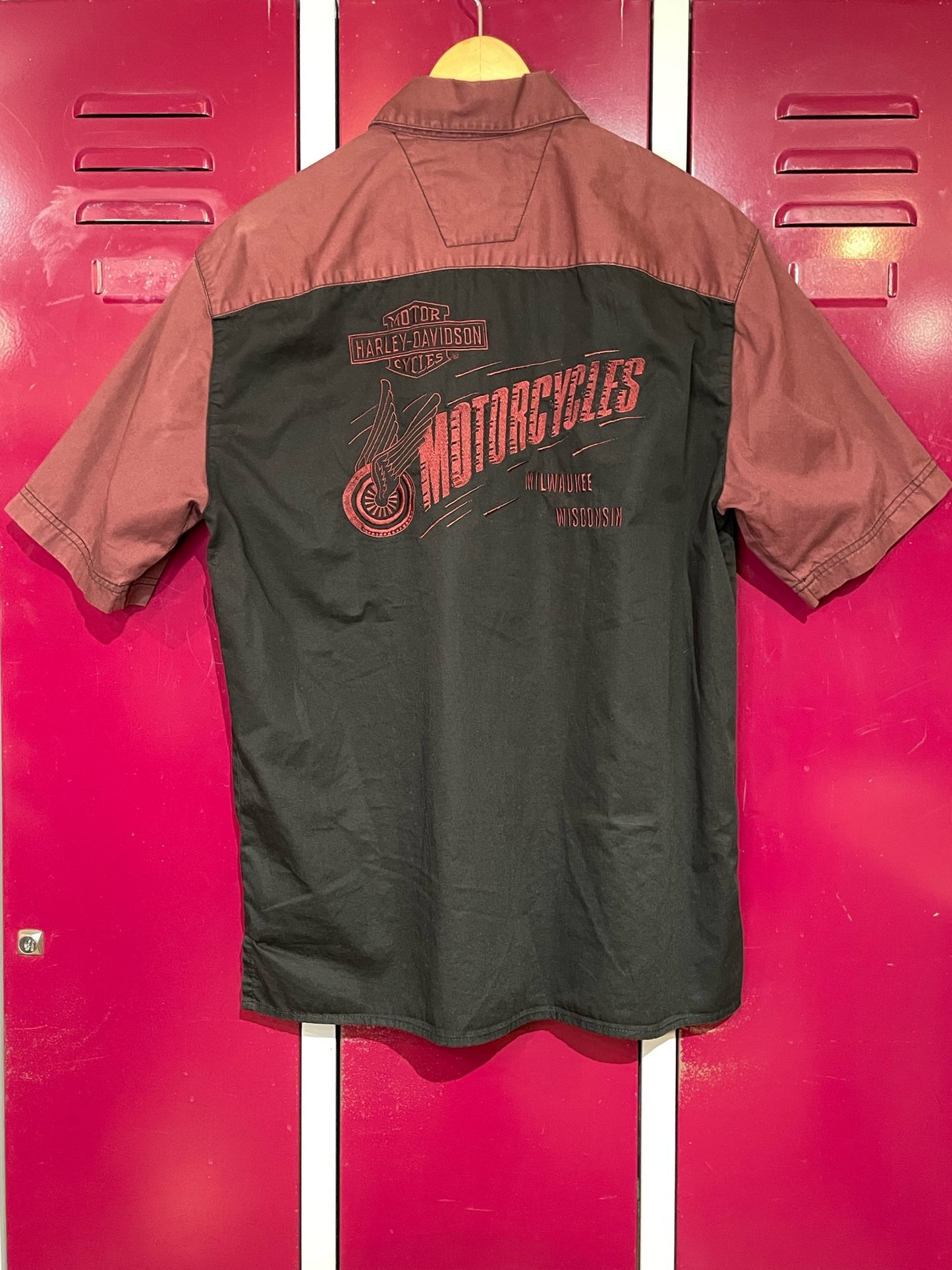 HARLEY DAVIDSON "MILWAUKEE" SHORT SLEEVES SHIRT SZ: M