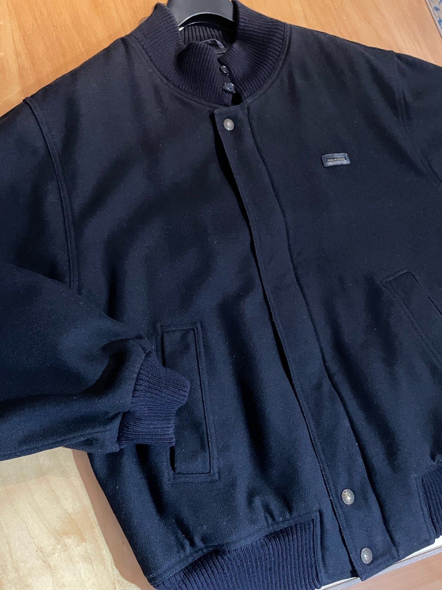 VINTAGE PAUL & SHARK YACHTING WOOL JACKET  SZ: L