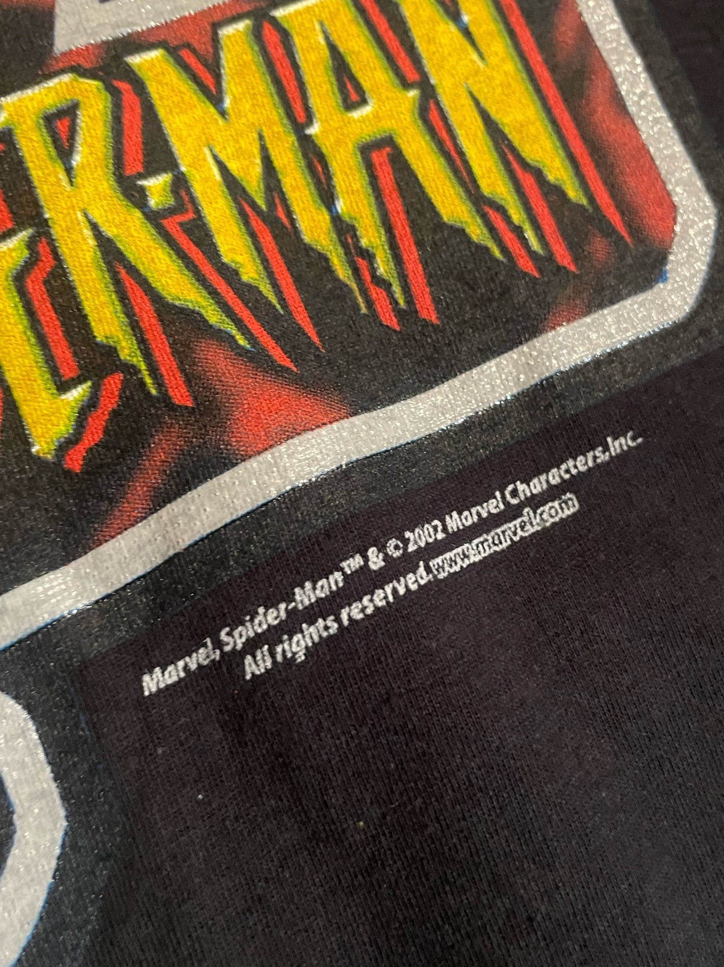 VINTAGE 2002 SPIDER-MAN "MARVEL" T-SHIRT SZ: L