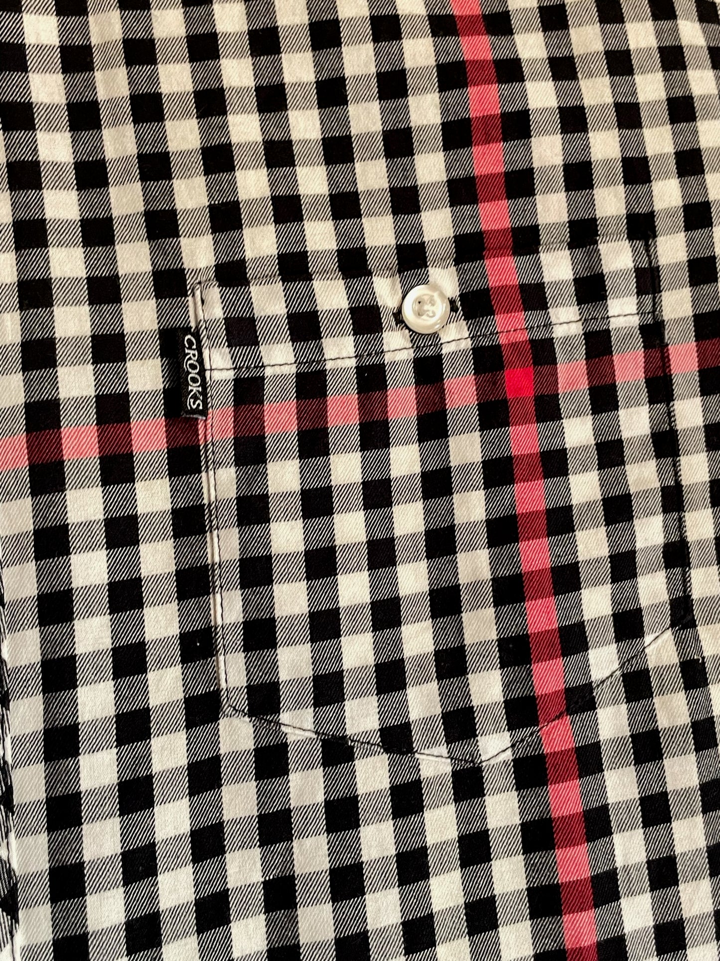 CROOKS & CASTLES SHORT SLEEVES SHIRT SZ: M