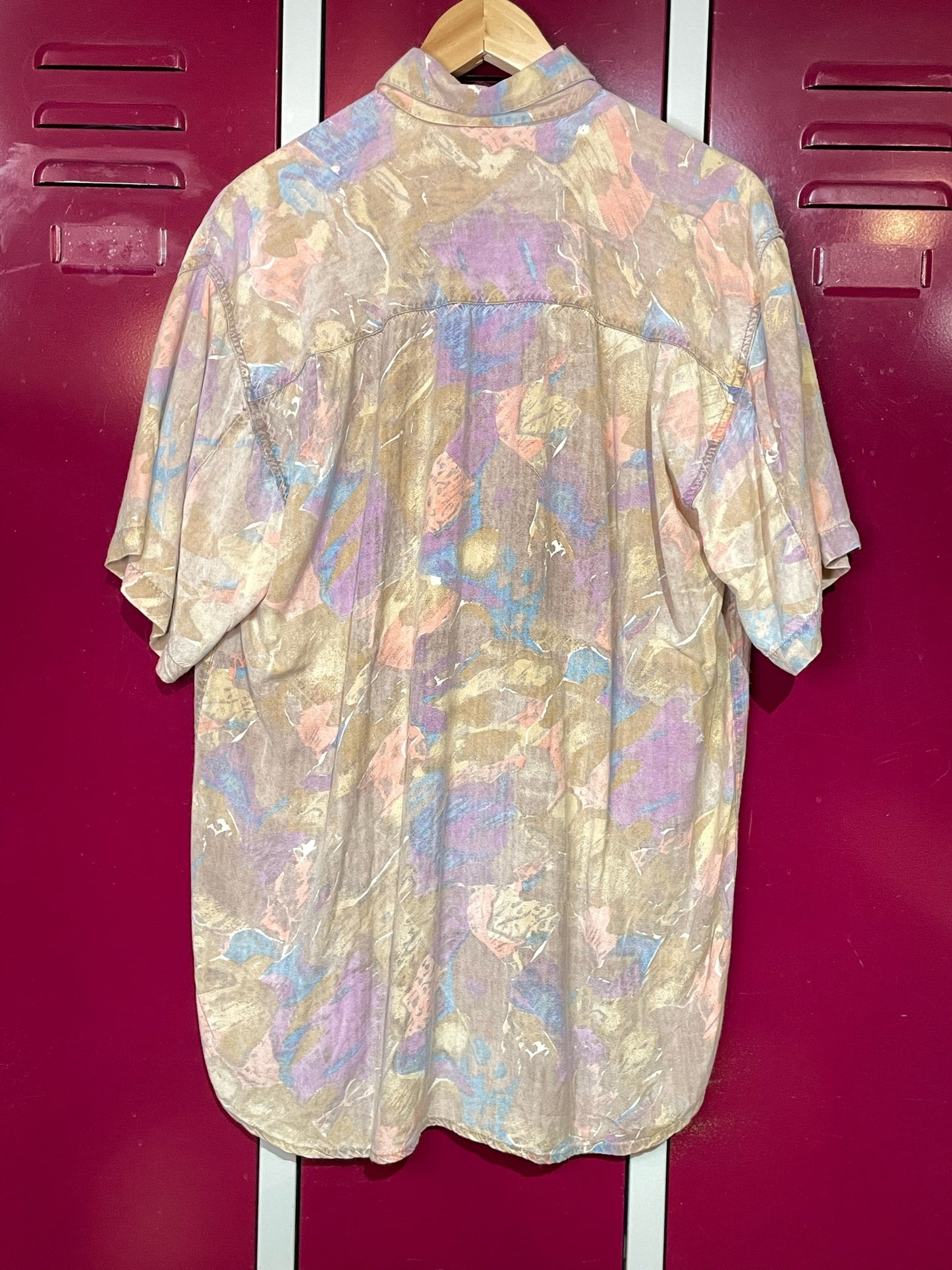 VINTAGE 90s OVERSIZE SHORT SLEEVES SHIRT SZ: XL