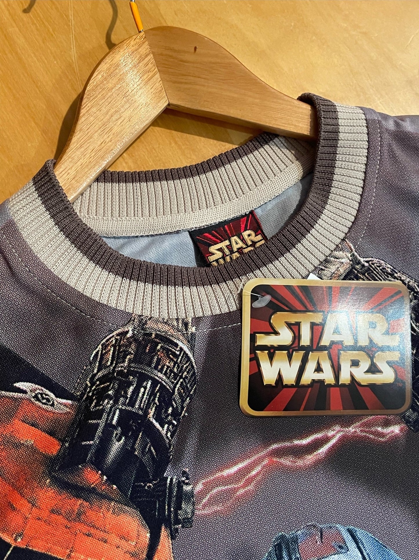 "DS" VINTAGE 1999 STAR WARS "EPISODE 1" AOP T-SHIRT SZ: XL