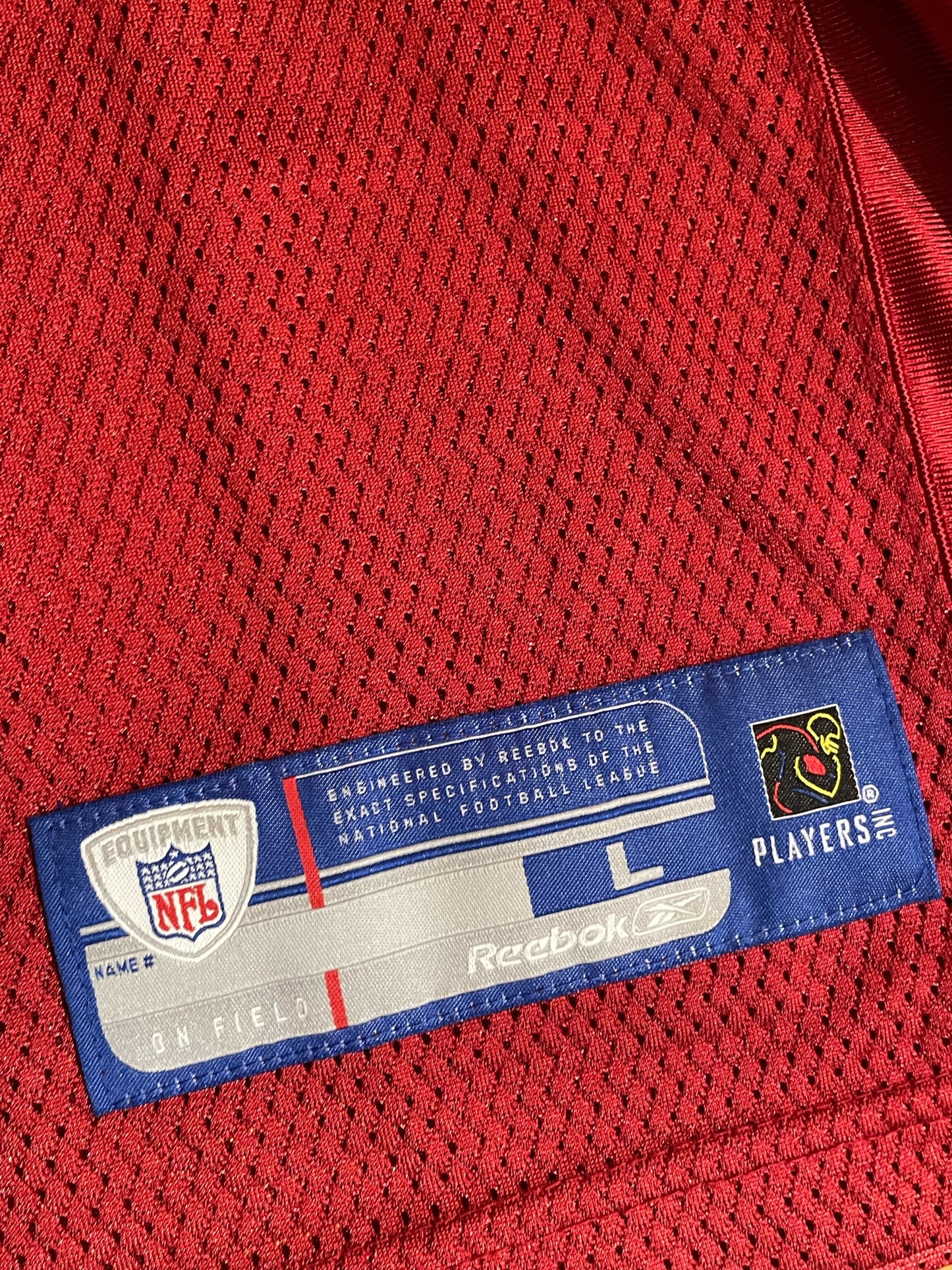 REEBOK SAN FRANCISCO 49ERS "JULIAN PETERSON" NFL FOOTBALL JERSEY SZ: L