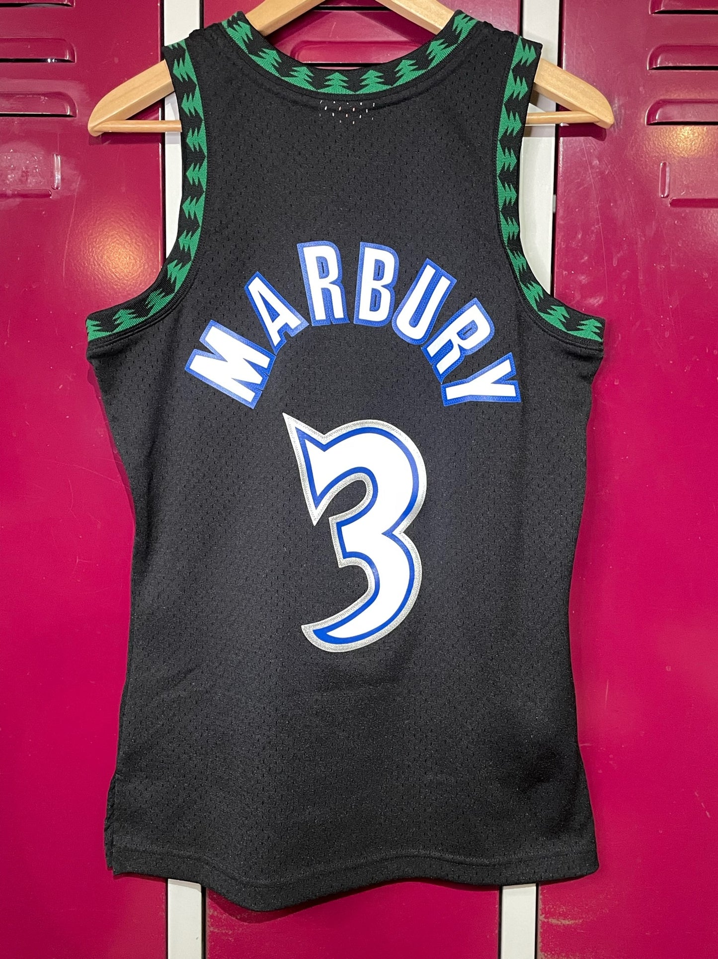 MITCHELL & NESS MINNESOTA TIMBERWOLVES "STEPHON MARBURY" NBA JERSEY SZ: S