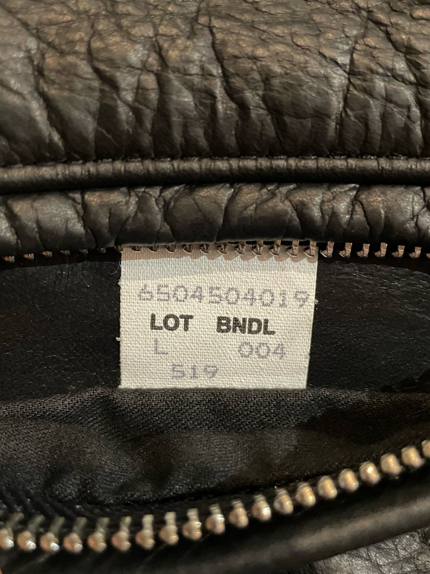 SCHOTT BROS. 519 PERFECTO "WAXY NATURAL COWHIDE 50'S" JACKET SZ: L