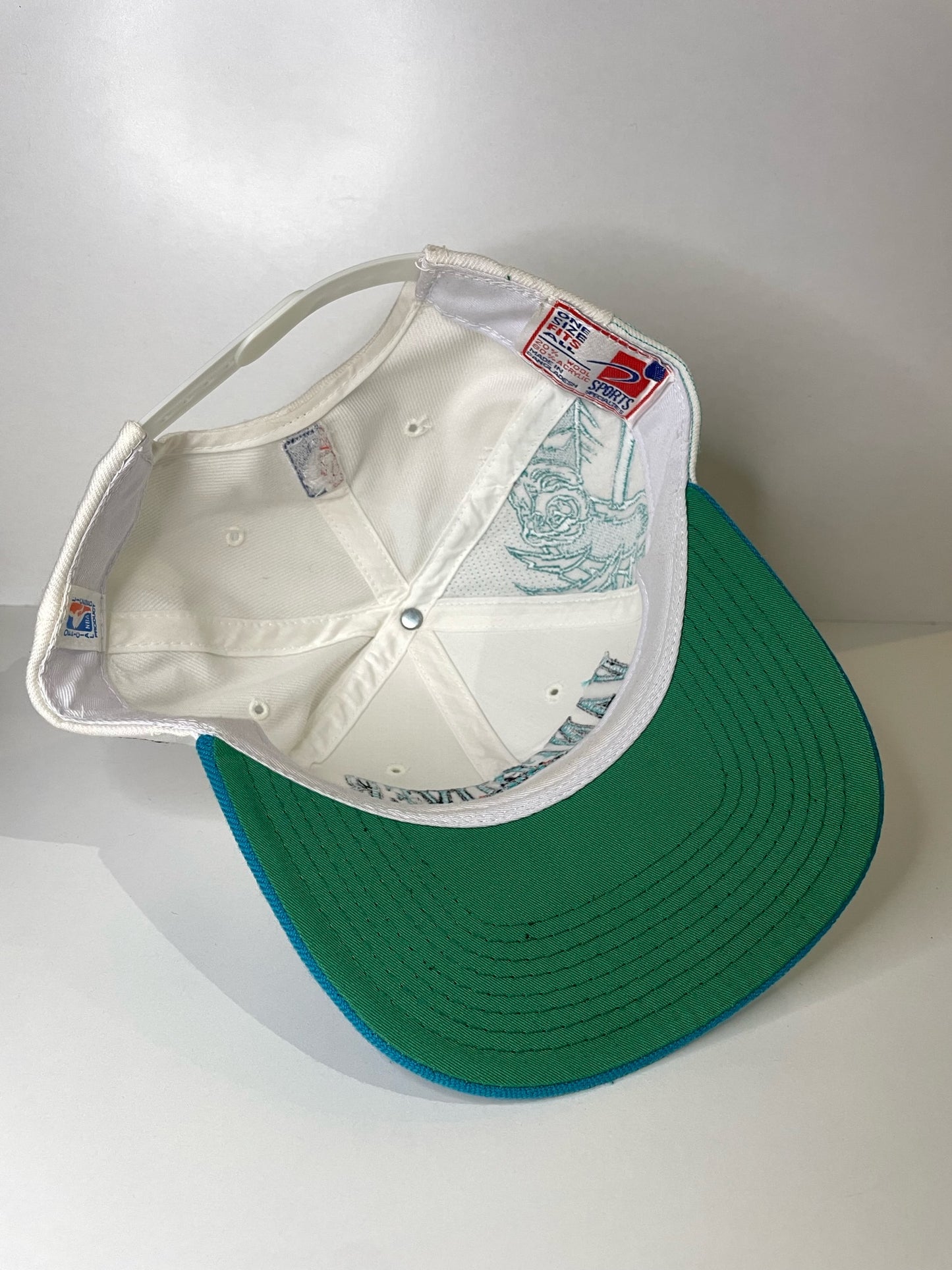 VINTAGE 90s VANCOUVER GRIZZLIES SPORTS SPECIALTIES SNAPBACK CAP HAT