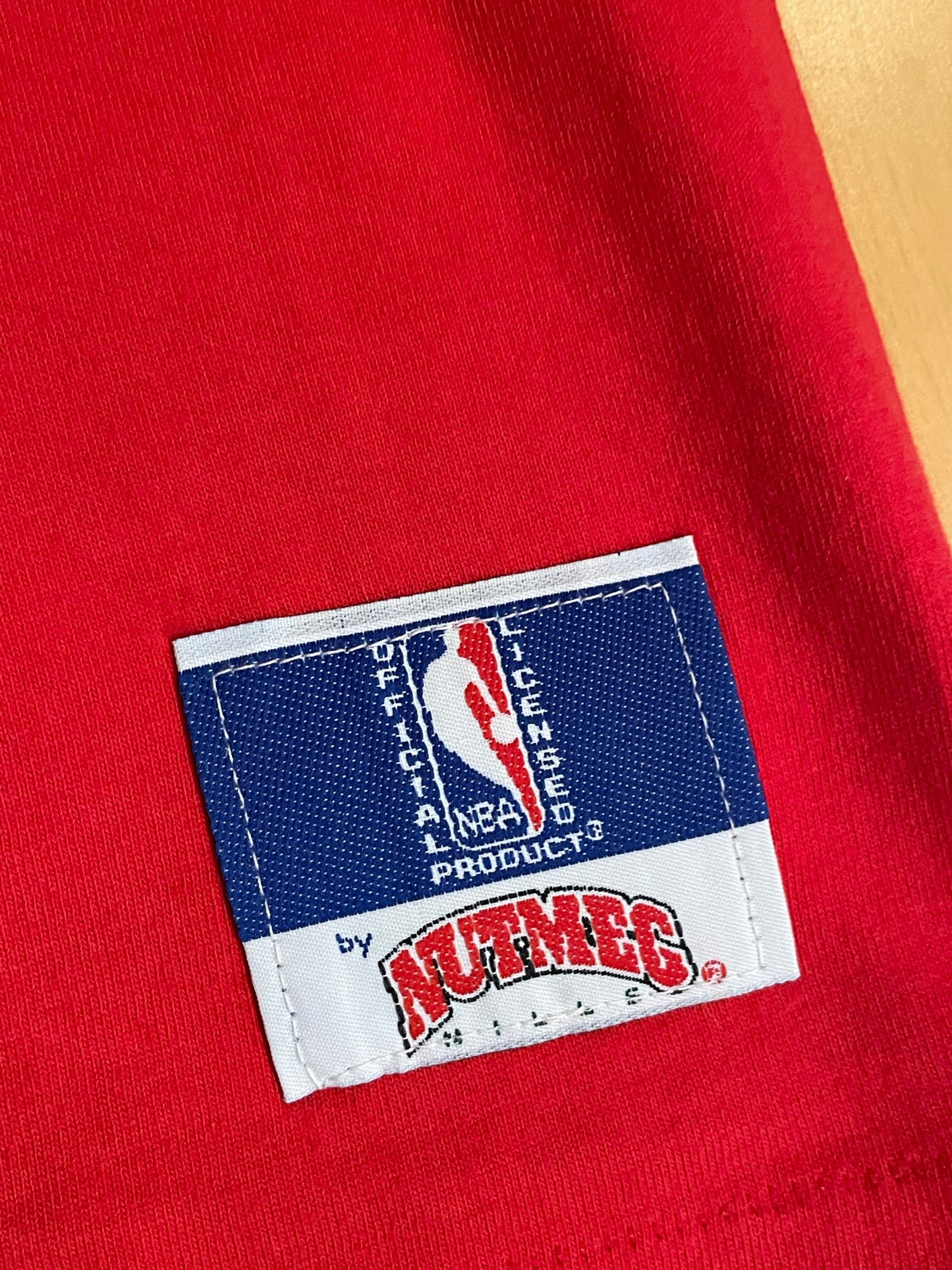 VINTAGE 90s NUTMEG CHICAGO BULLS "JORDAN" NBA T-SHIRT SZ: L
