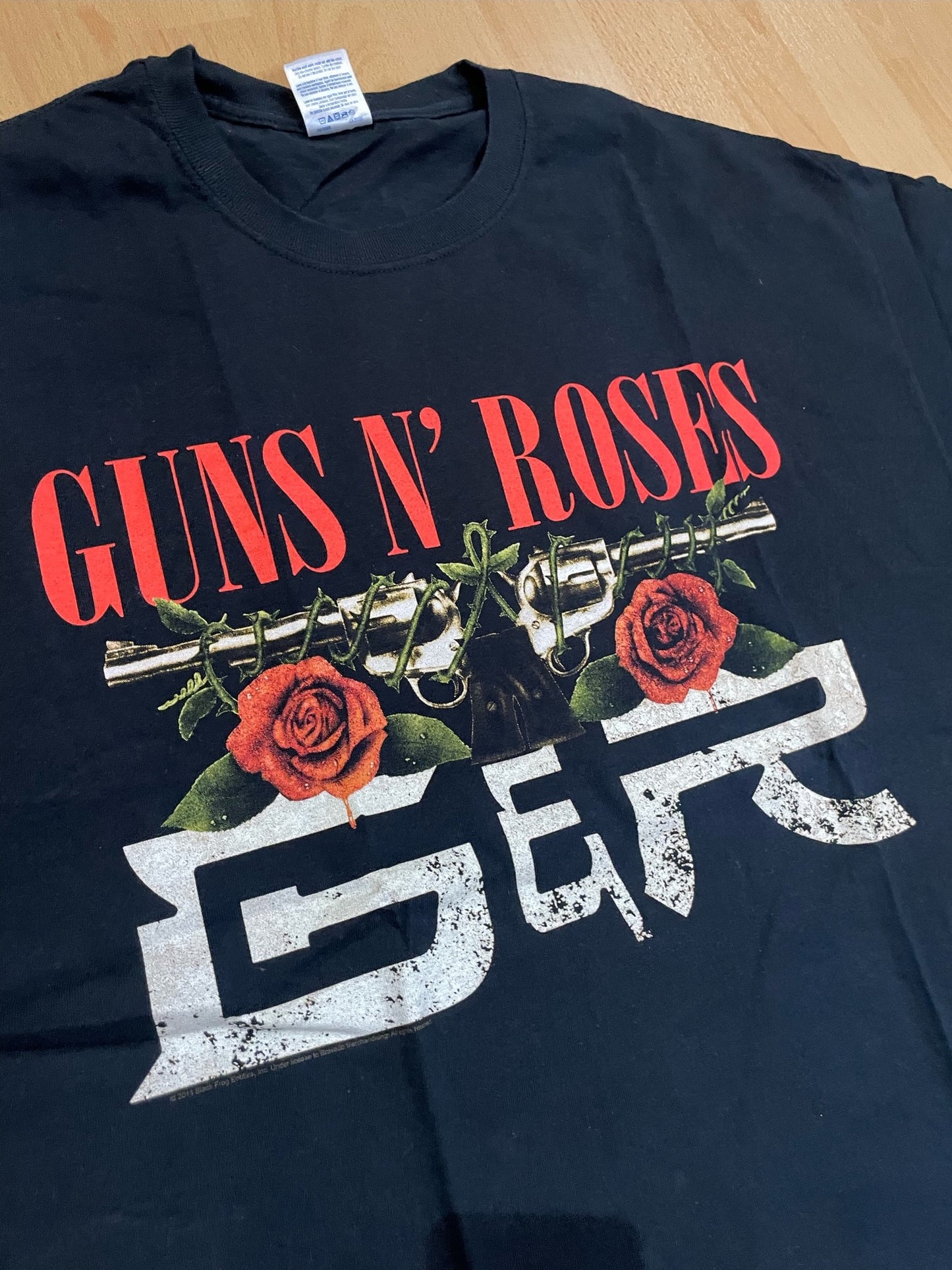 GUNS N ROSES "G&R" MUSIC BAND T-SHIRT SZ: XL