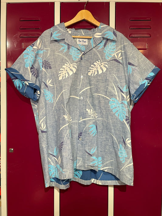 VINTAGE  RAI NANI ORIGINAL HAWAIIAN SHORT SLEEVES SHIRT  SZ: XL