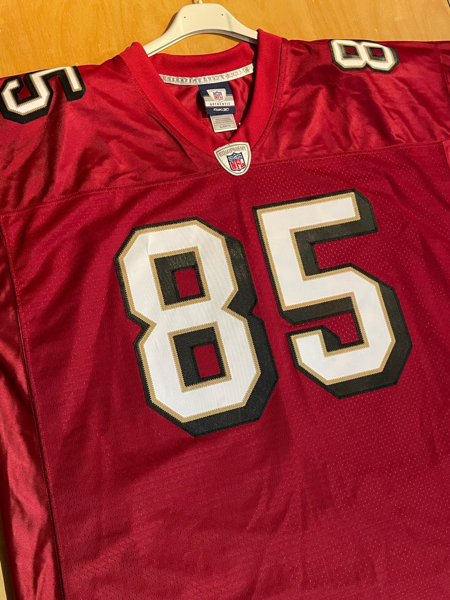 REEBOK SAN FRANCISCO 49ERS "V. DAVIS" NFL FOOTBALL JERSEY  SZ: XL