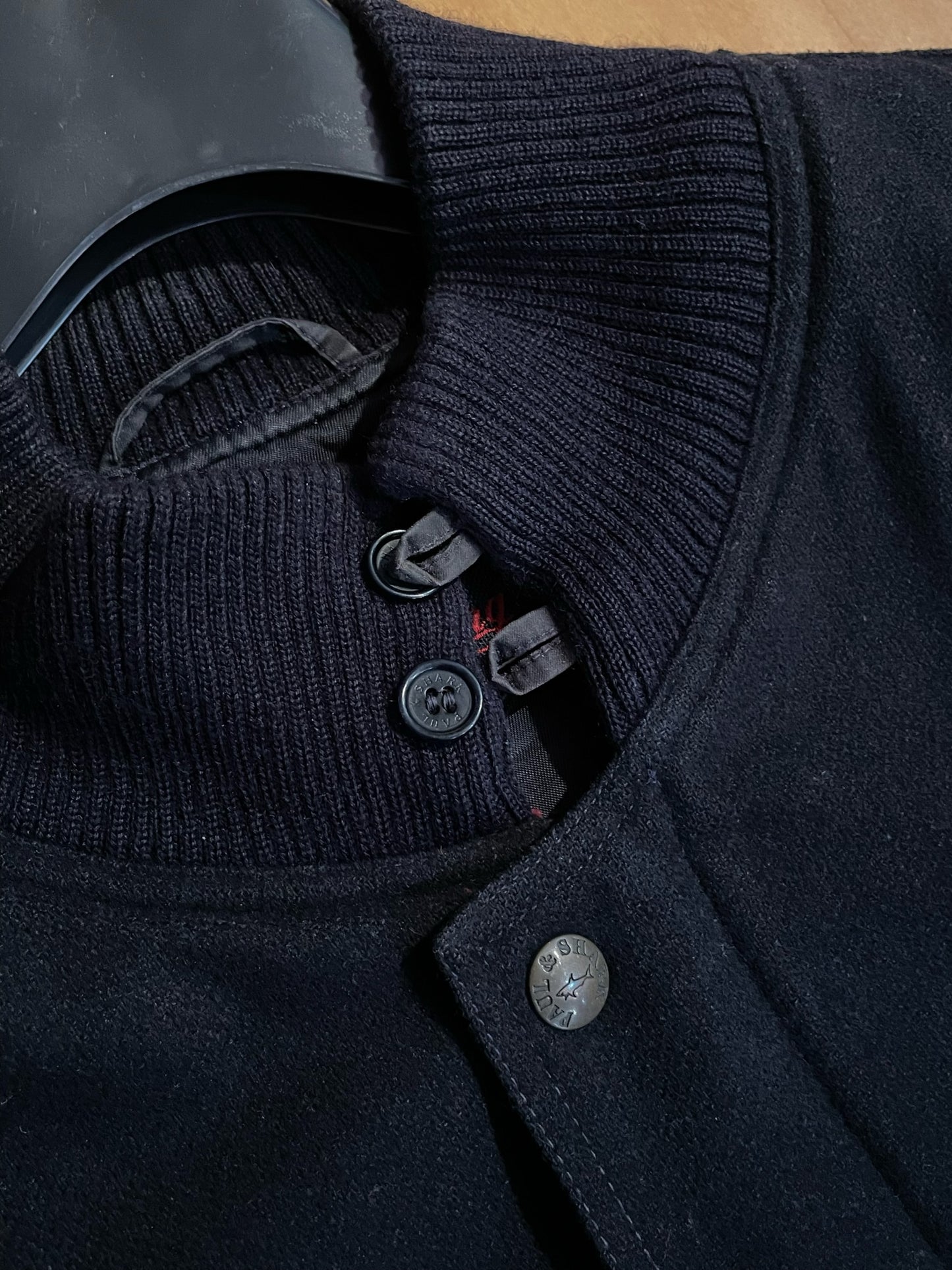 VINTAGE PAUL & SHARK YACHTING WOOL JACKET  SZ: L