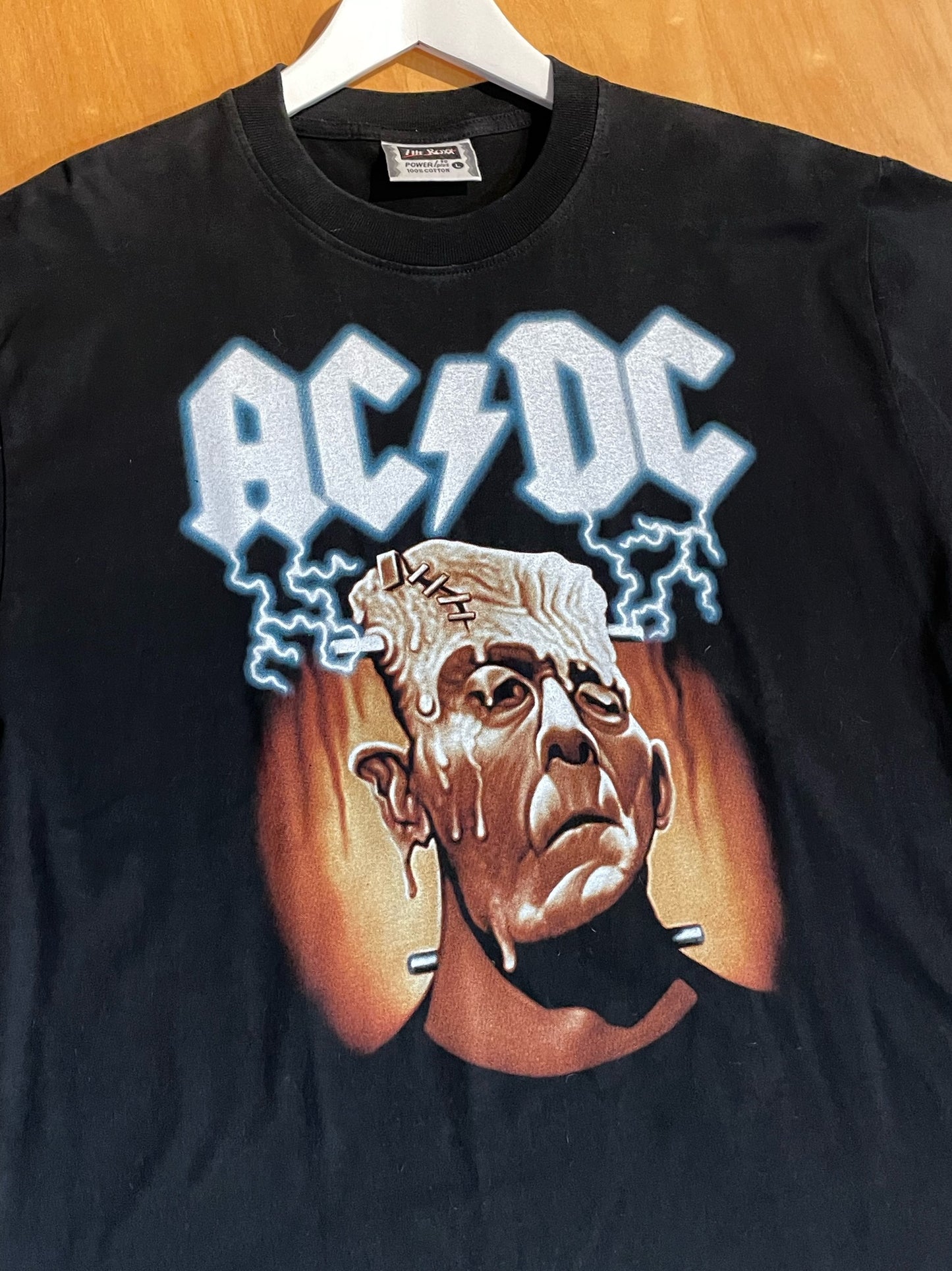 VINTAGE ACDC "MELTDOWN FRANKENSTEIN'S MONSTER" MUSIC BAND T-SHIRT SZ: L