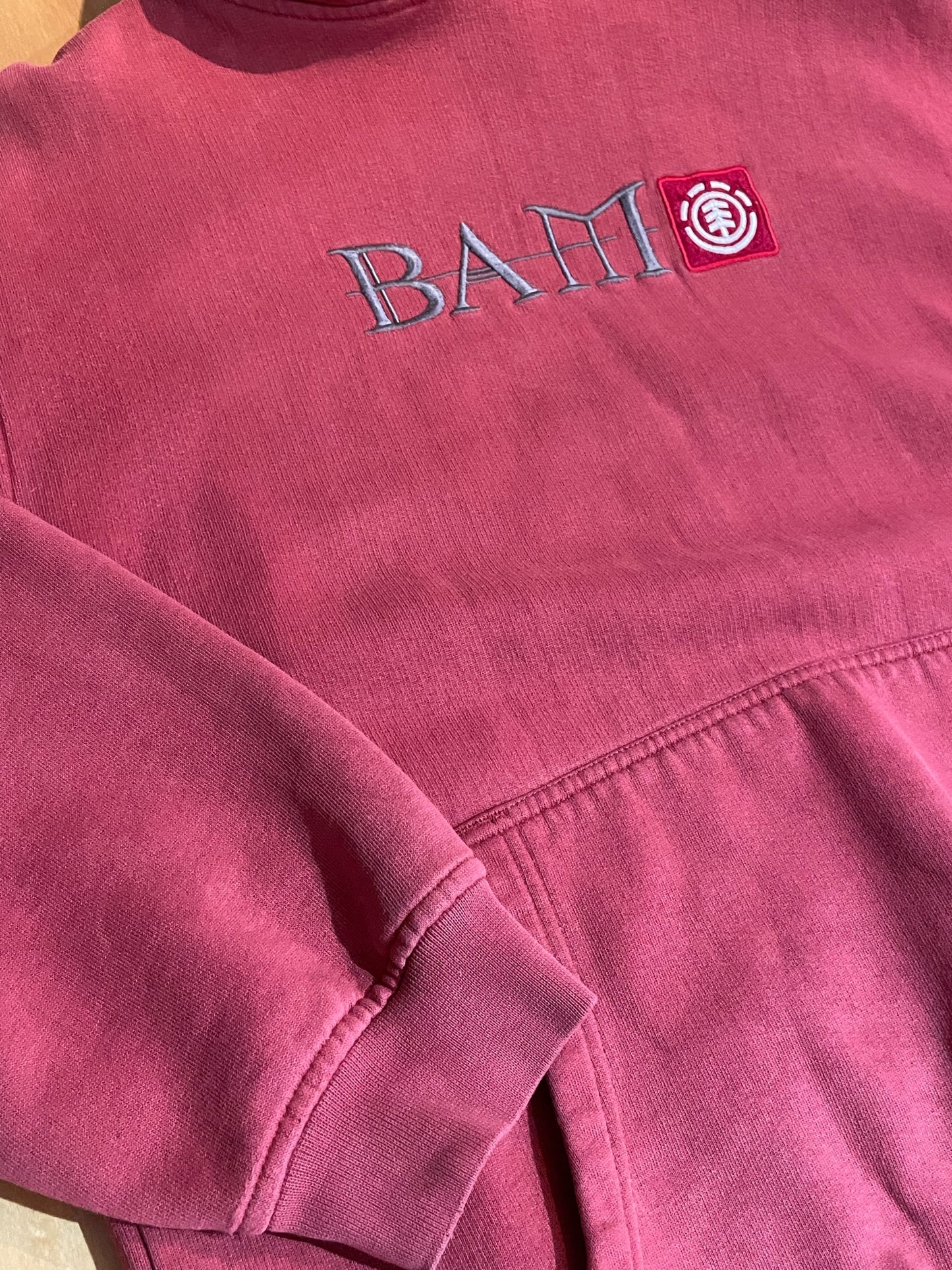 VINTAGE 00s ELEMENT "BAM MARGERA" SKATEBOARD HOODIE SZ: S