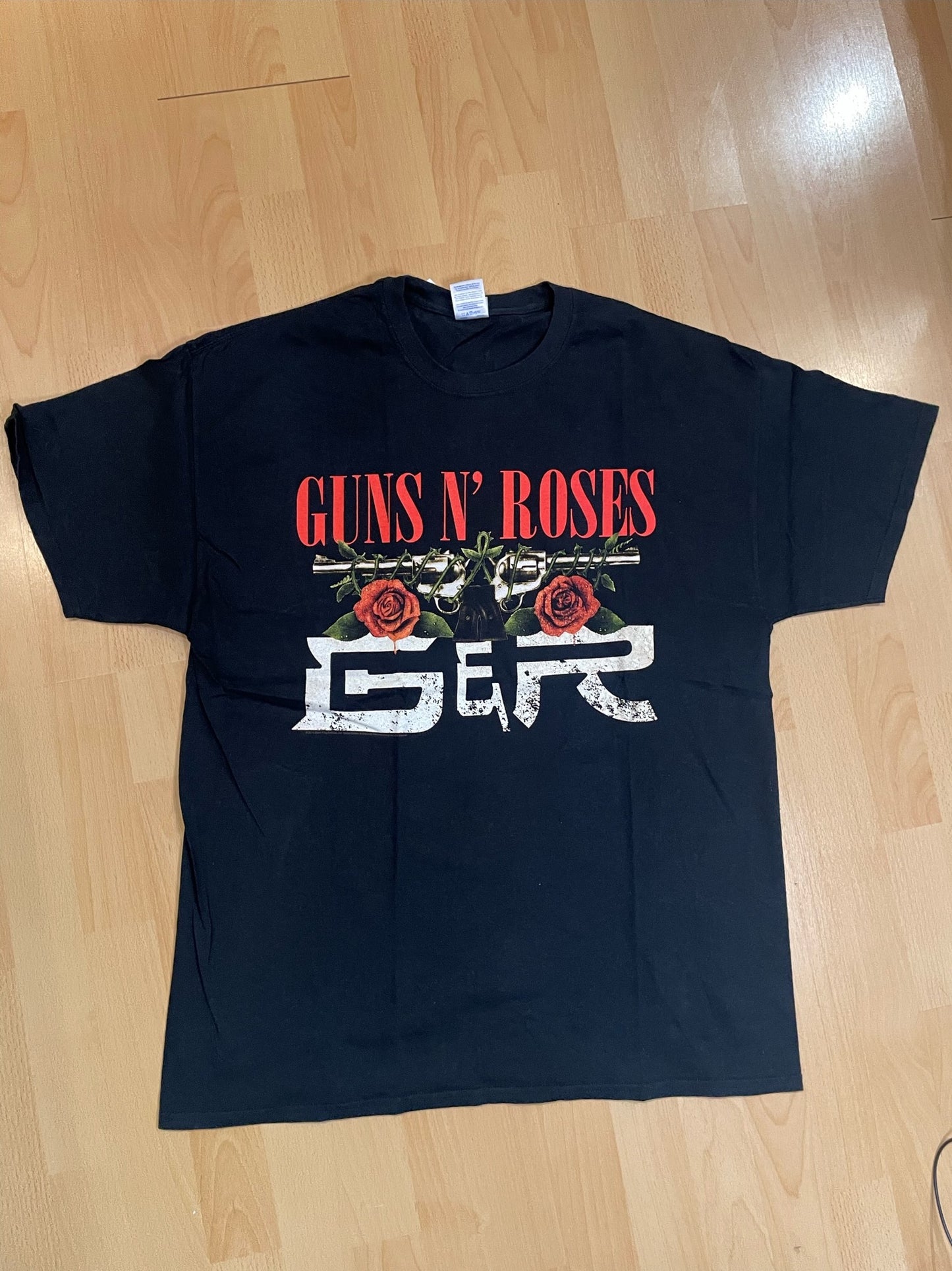 GUNS N ROSES "G&R" MUSIC BAND T-SHIRT SZ: XL