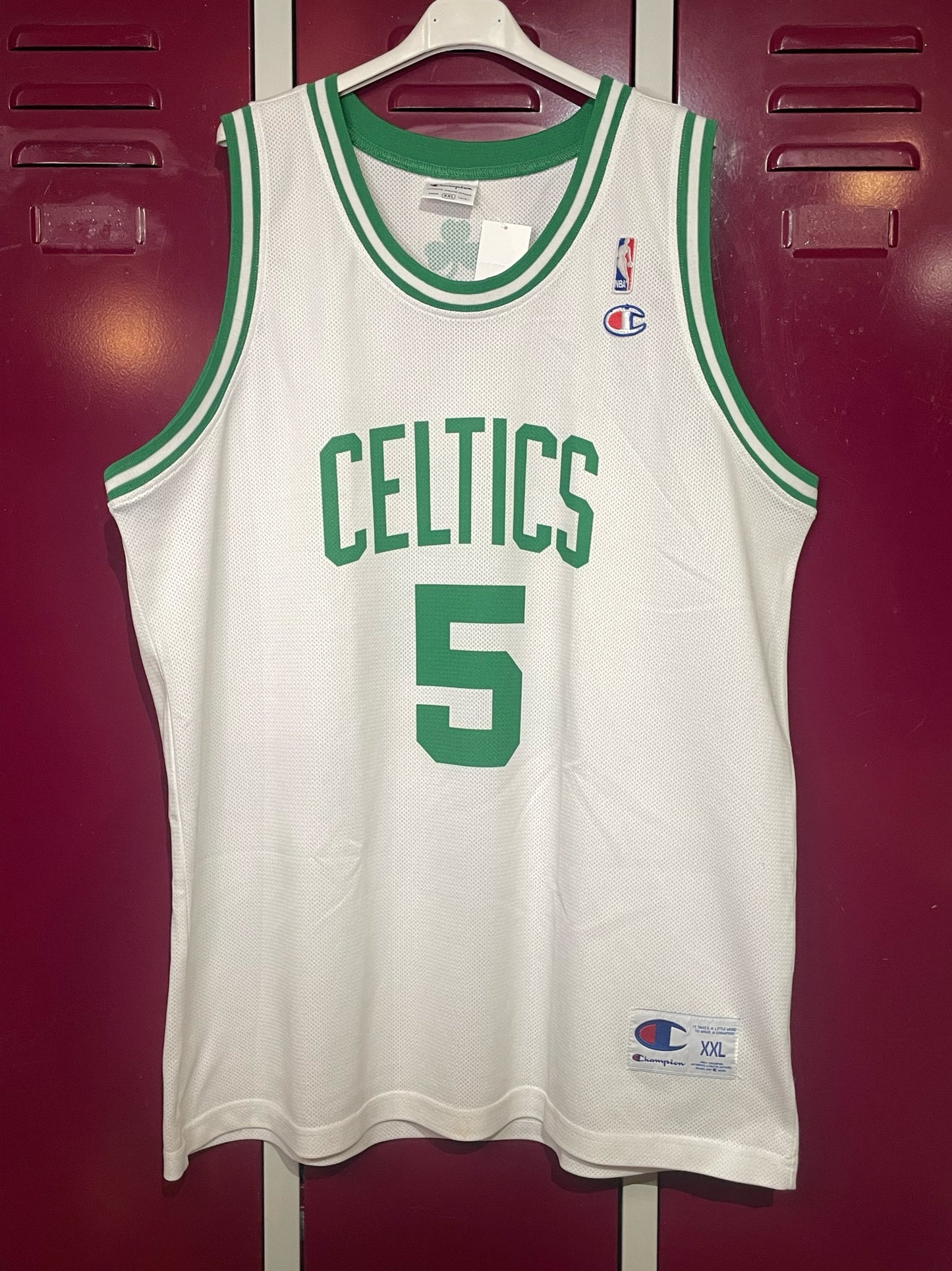 CHAMPION BOSTON CELTICS "KEVIN GARNETT" NBA JERSEY SZ: XXL