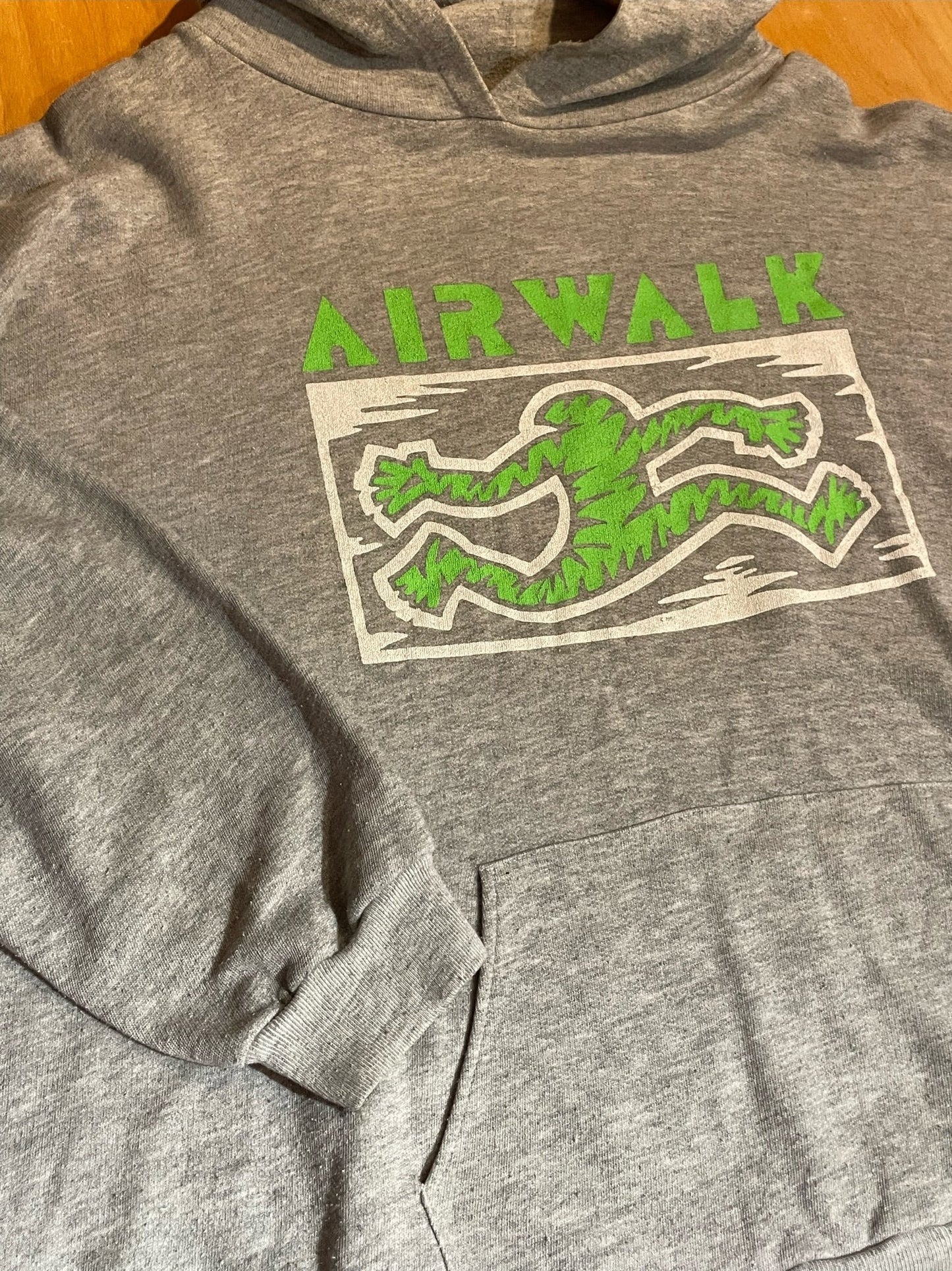 VINTAGE 90s AIRWALK SKATEBOARD HOODIE SZ: XL