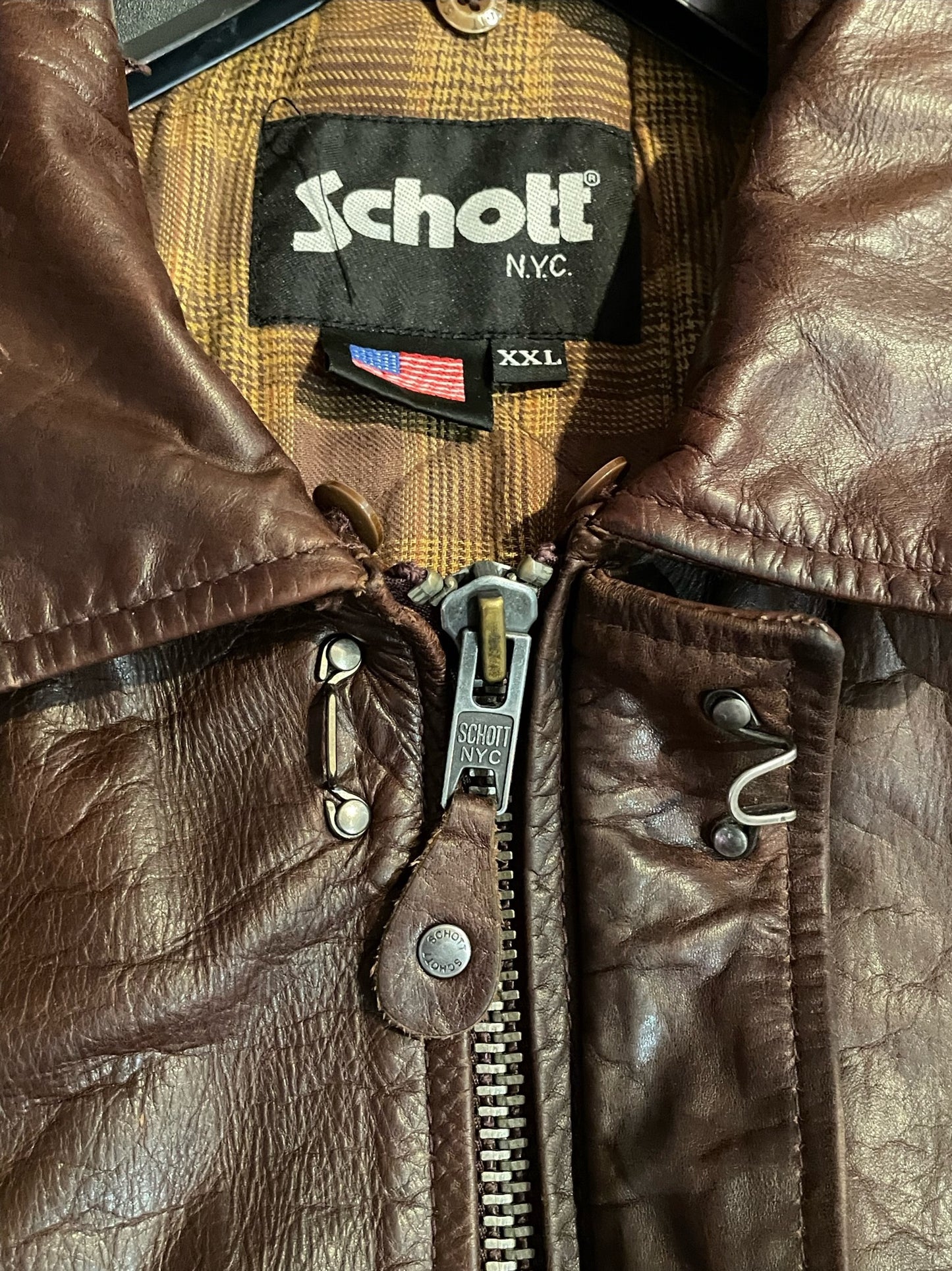 SCHOTT N.Y.C "LC2131" JACKET SZ: XXL