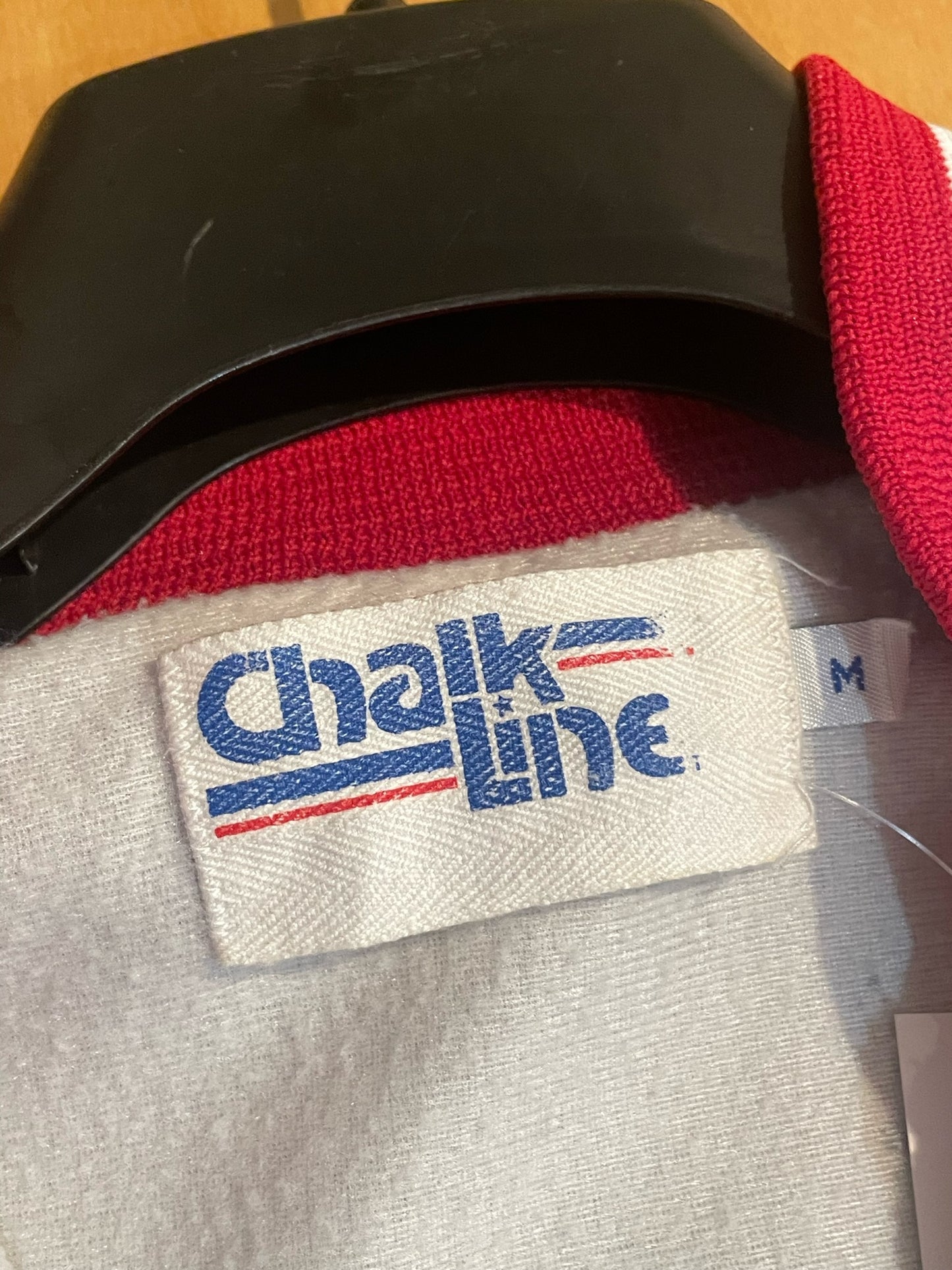 VINTAGE 90s CHALK LINE SAN FRANCISCO 49ERS SATIN JACKET SZ: M