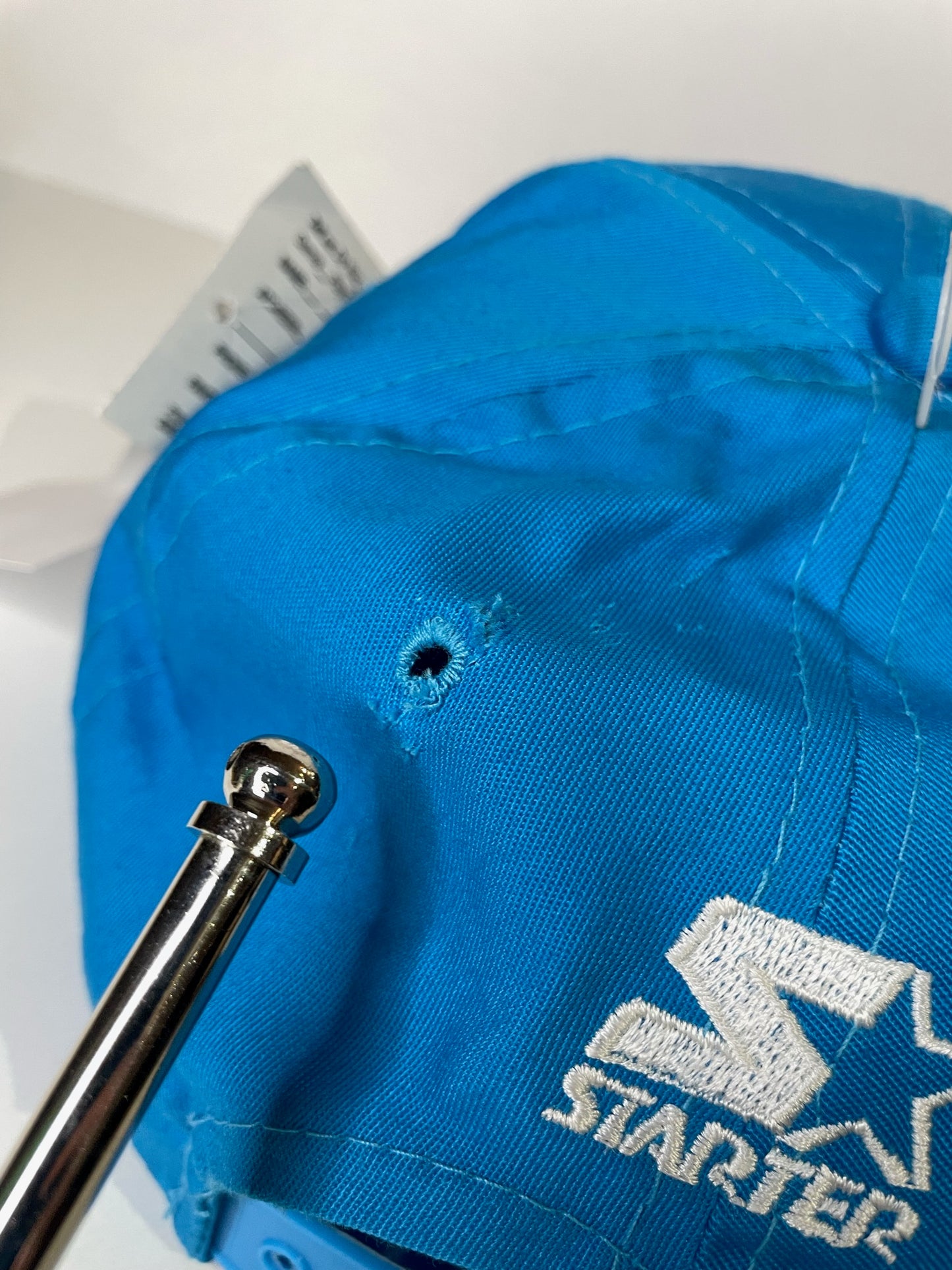"DS" VINTAGE 90s CAROLINA PANTHERS STARTER SNAPBACK CAP HAT