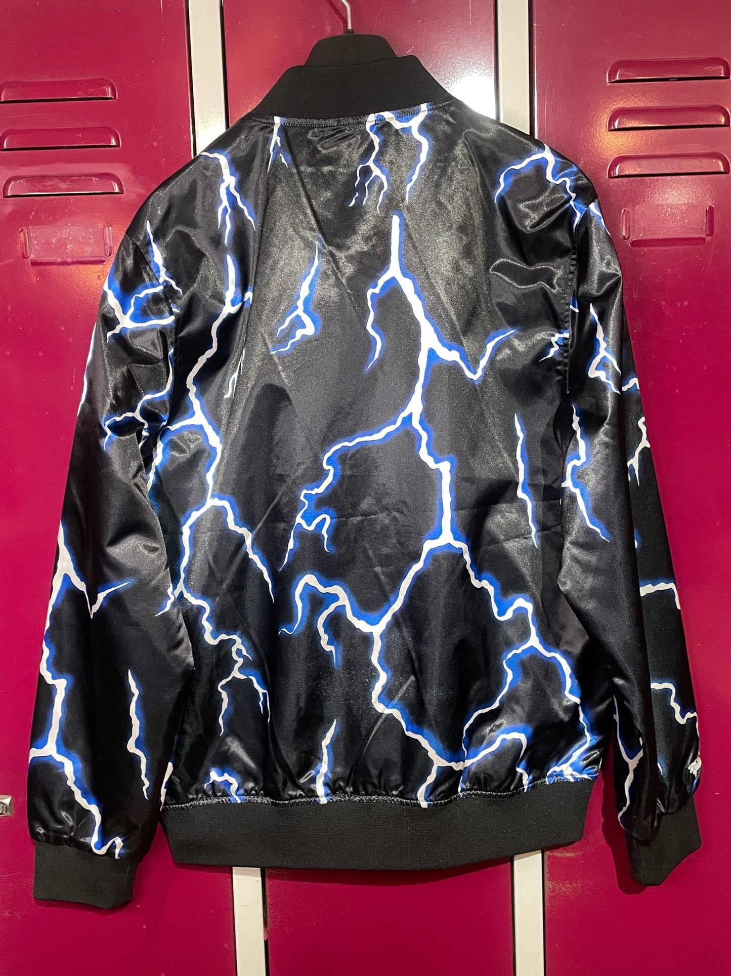 MITCHELL & NESS CHICAGO BULLS "LIGHTNING" SATIN JACKET SZ: L