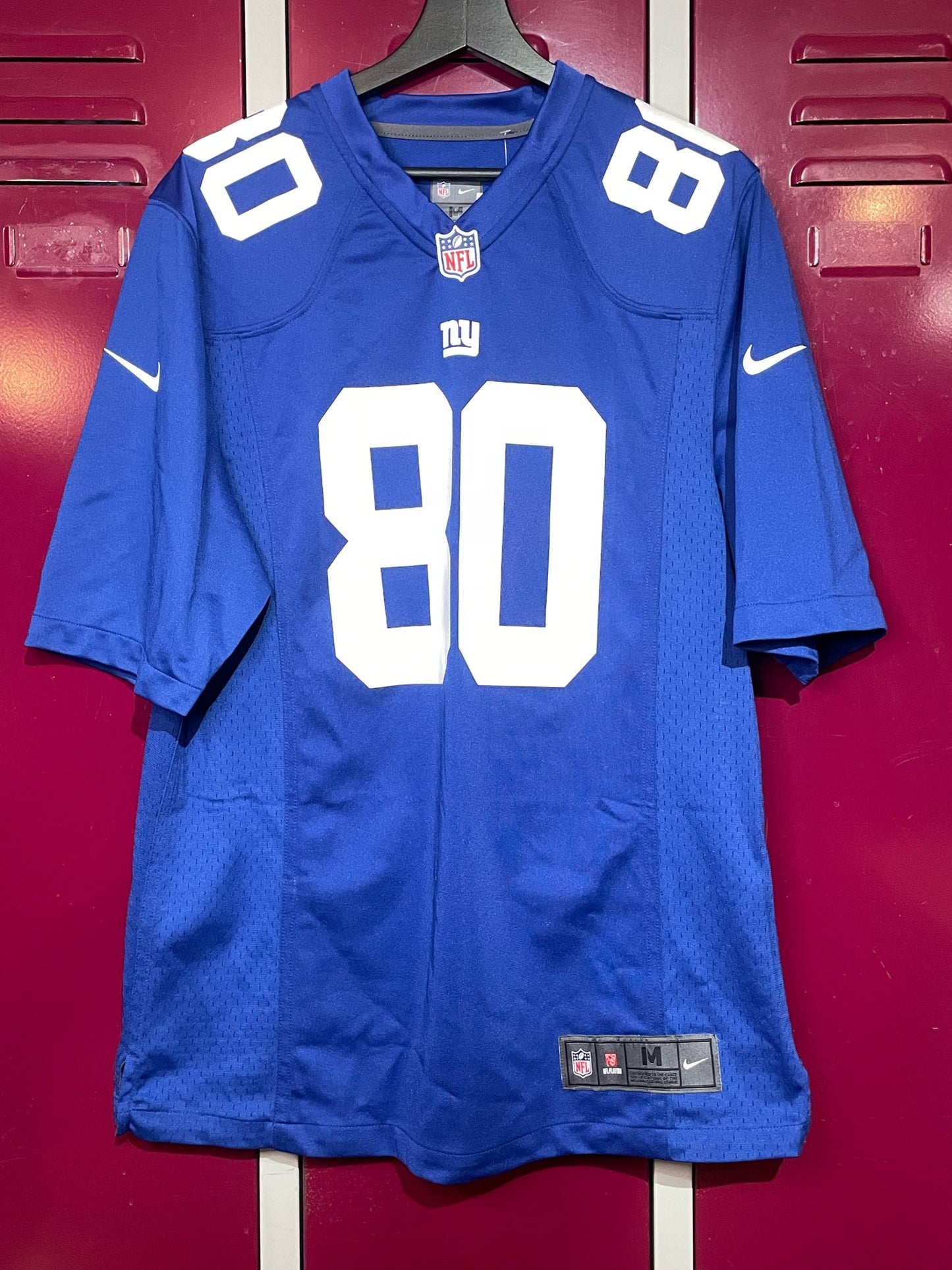 NIKE NEW YORK GIANTS "VICTOR CRUZ" NFL FOOTBALL JERSEY SZ: M