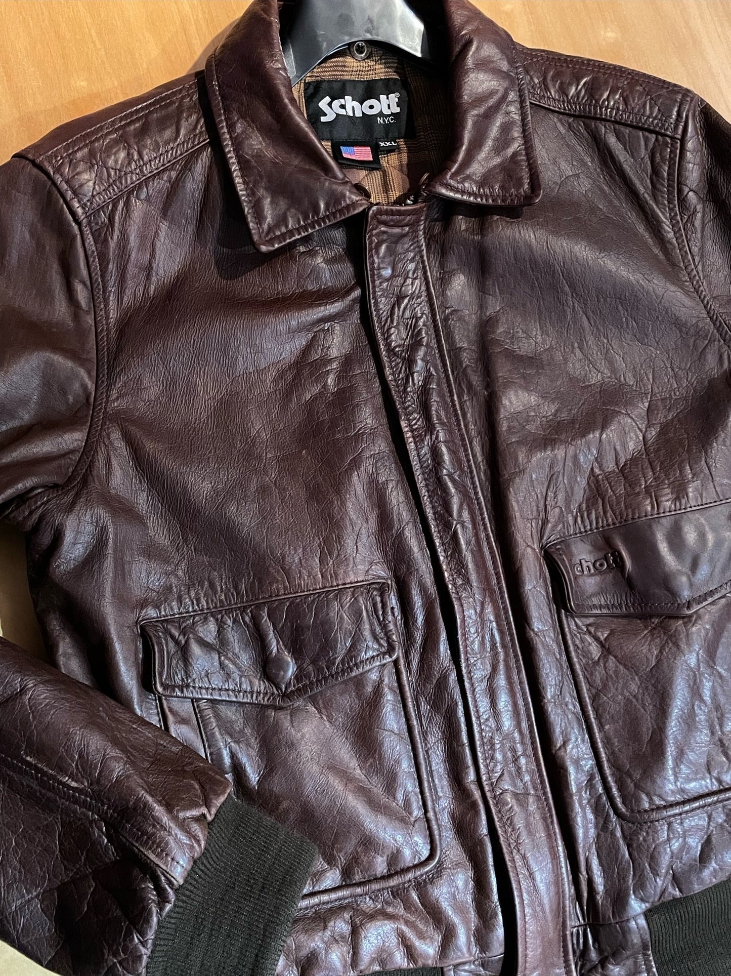 SCHOTT N.Y.C "LC2131" JACKET SZ: XXL