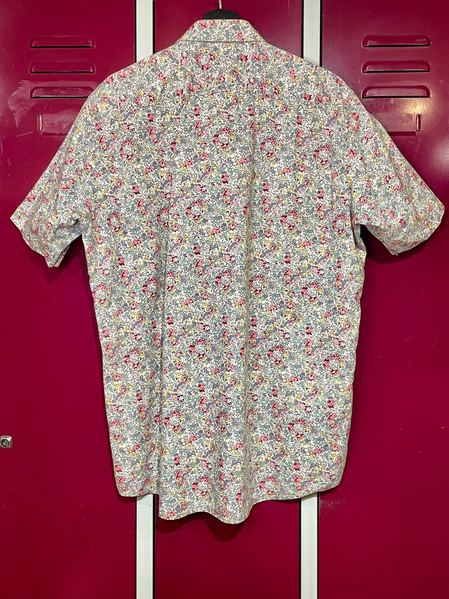 PIERRE CARDIN FLORAL SHORT SLEEVES SHIRT SZ: XL