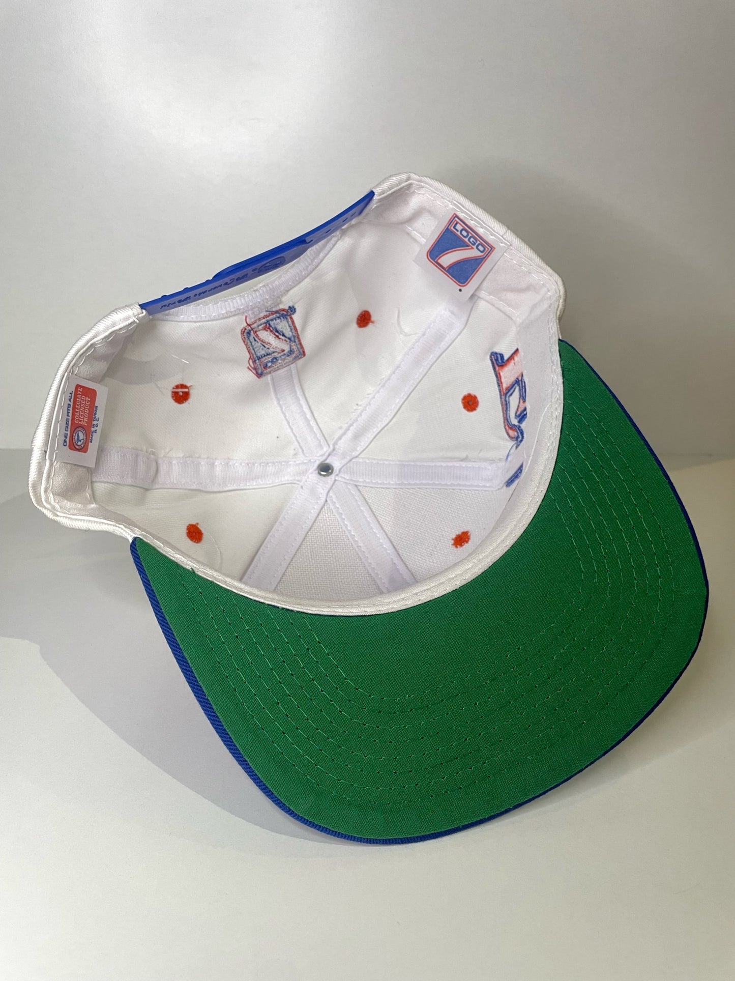 "DS" VINTAGE 90s FLORIDA GATORS LOGO 7 SNAPBACK CAP HAT
