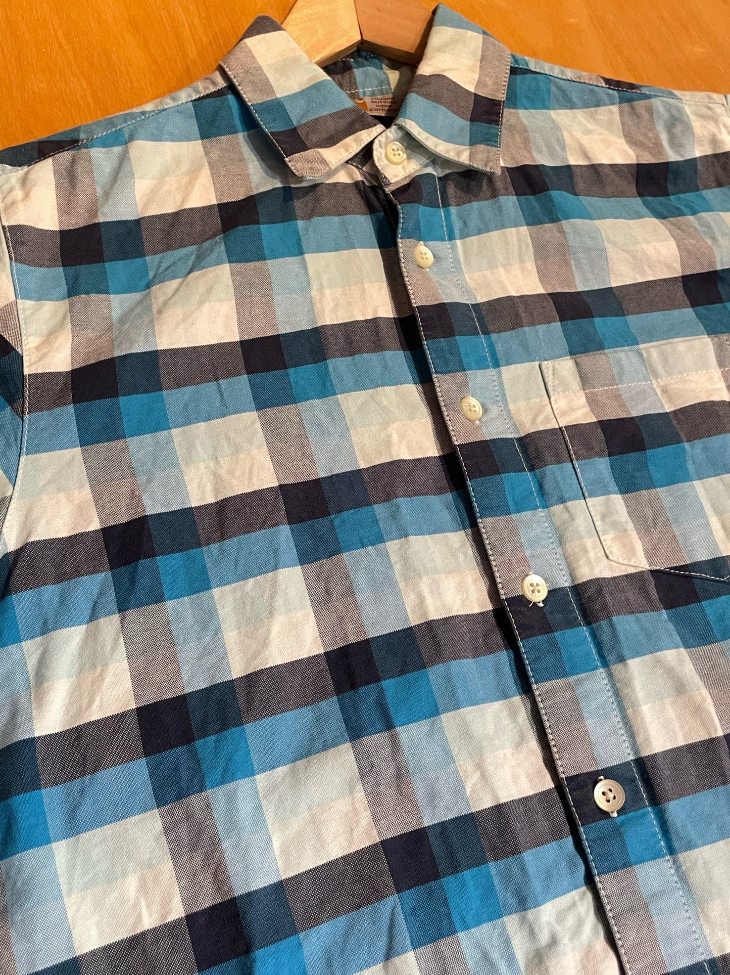 CARHARRT CHECKED SHORT SLEEVES SHIRT SZ: S