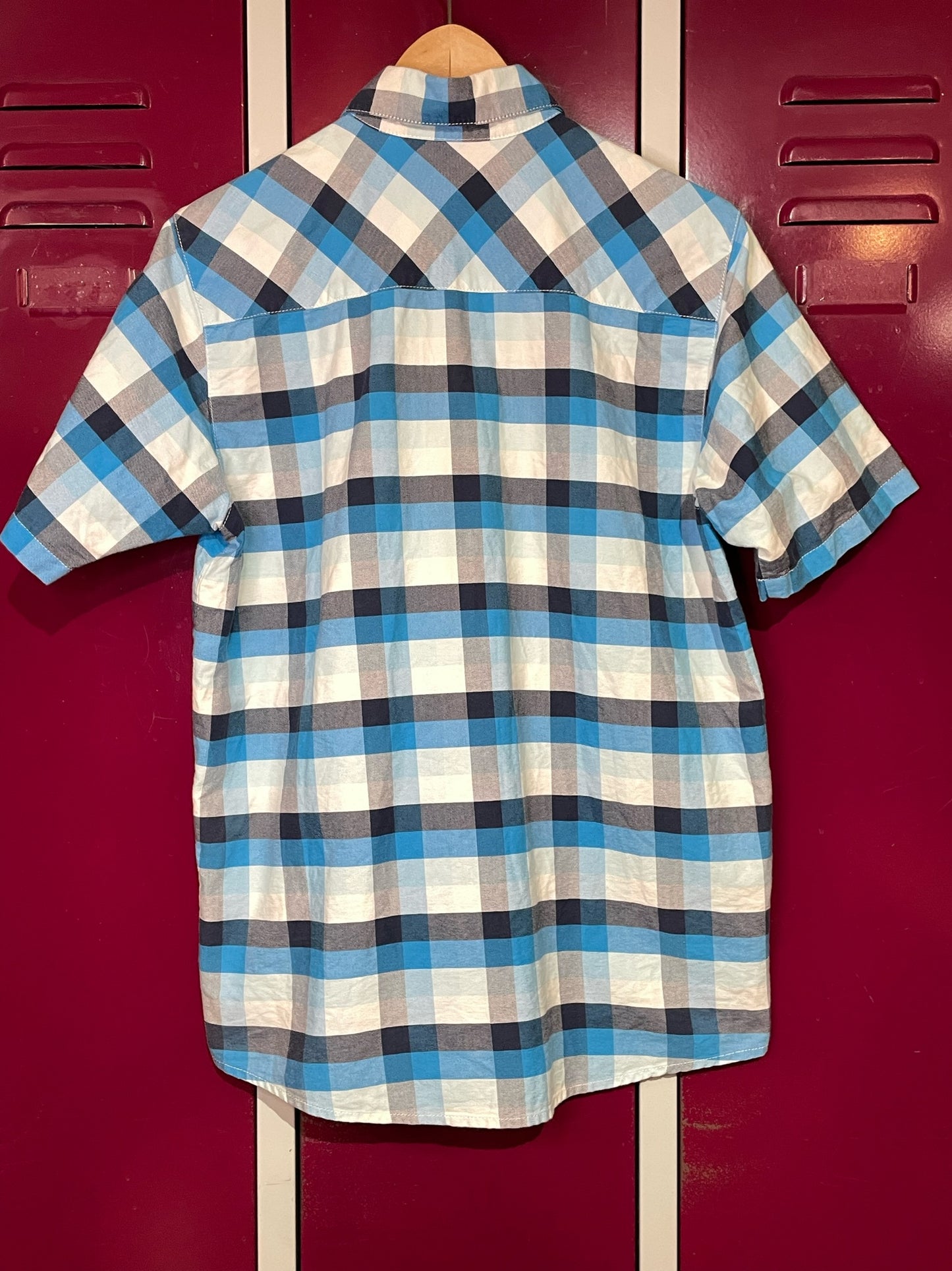 CARHARRT CHECKED SHORT SLEEVES SHIRT SZ: S