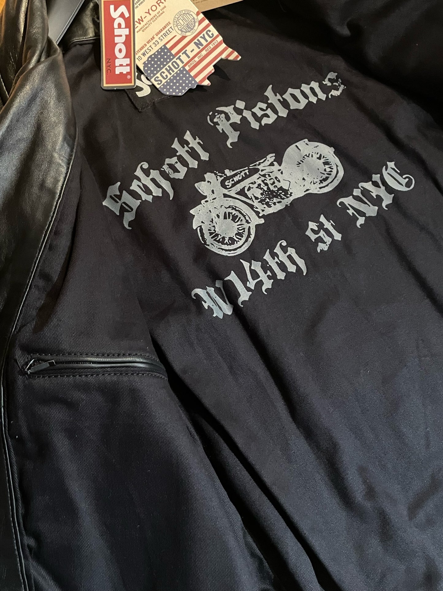 "BRAND NEW" SCHOTT N.Y.C LC1140 PERFECTO LEATHER JACKET SZ: M