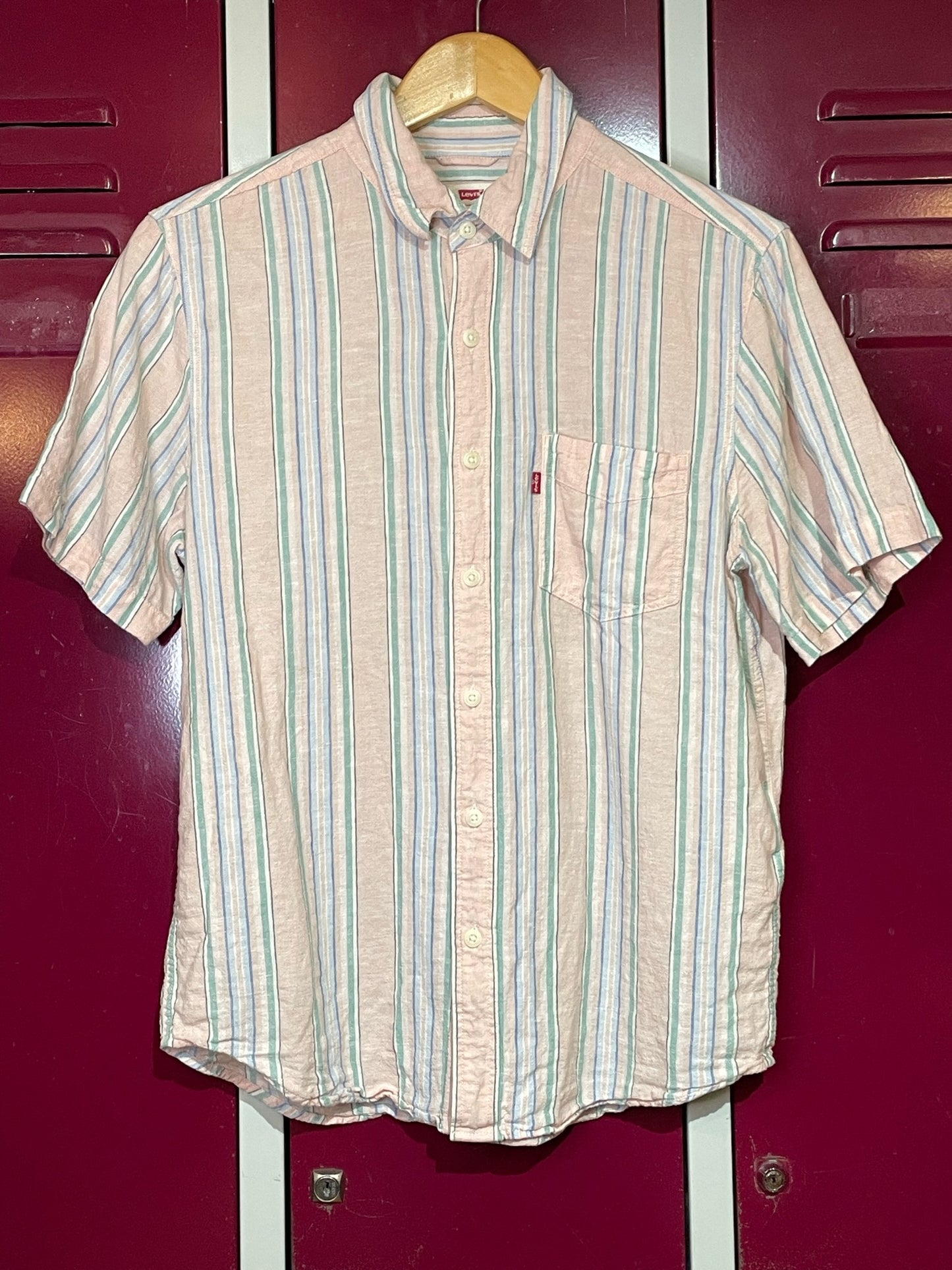LEVI'S LINE SHORT SLEEVES SHIRT SZ: S
