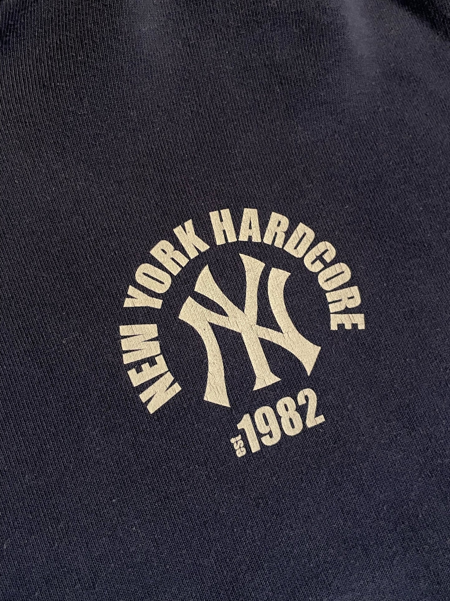 VINTAGE 90s NEW YORK HARDCORE MUSIC HOODIE SZ: XL