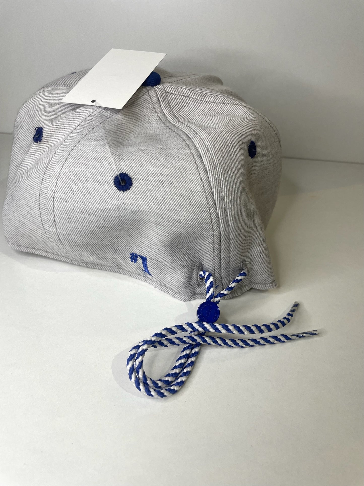 VINTAGE 90s TAMPA BAY LIGHTNING #1 APPAREL DRAWSTRING CAP HAT
