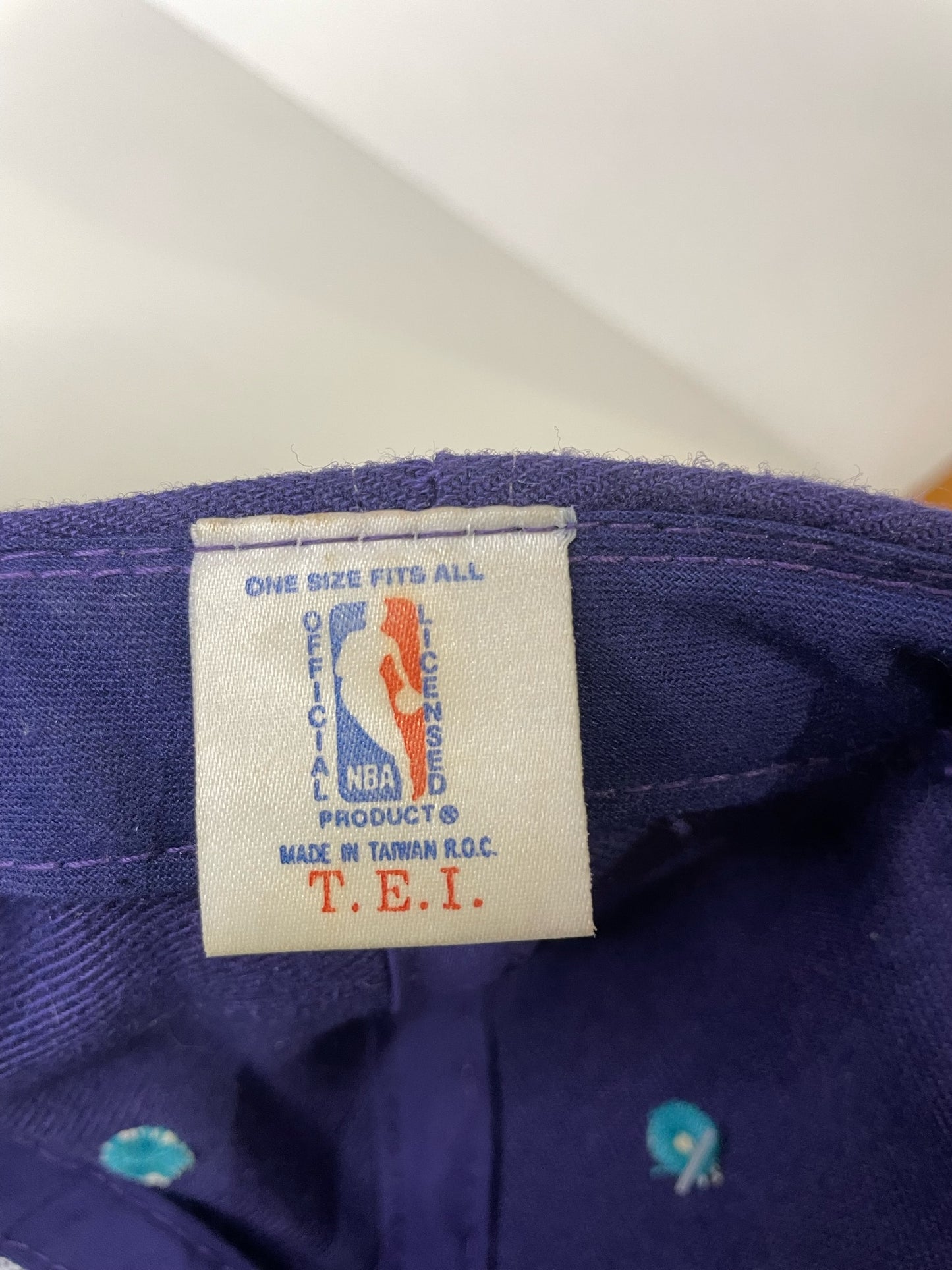 VINTAGE 90s CHARLOTTE HORNETS T.E.I SNAPBACK CAP HAT