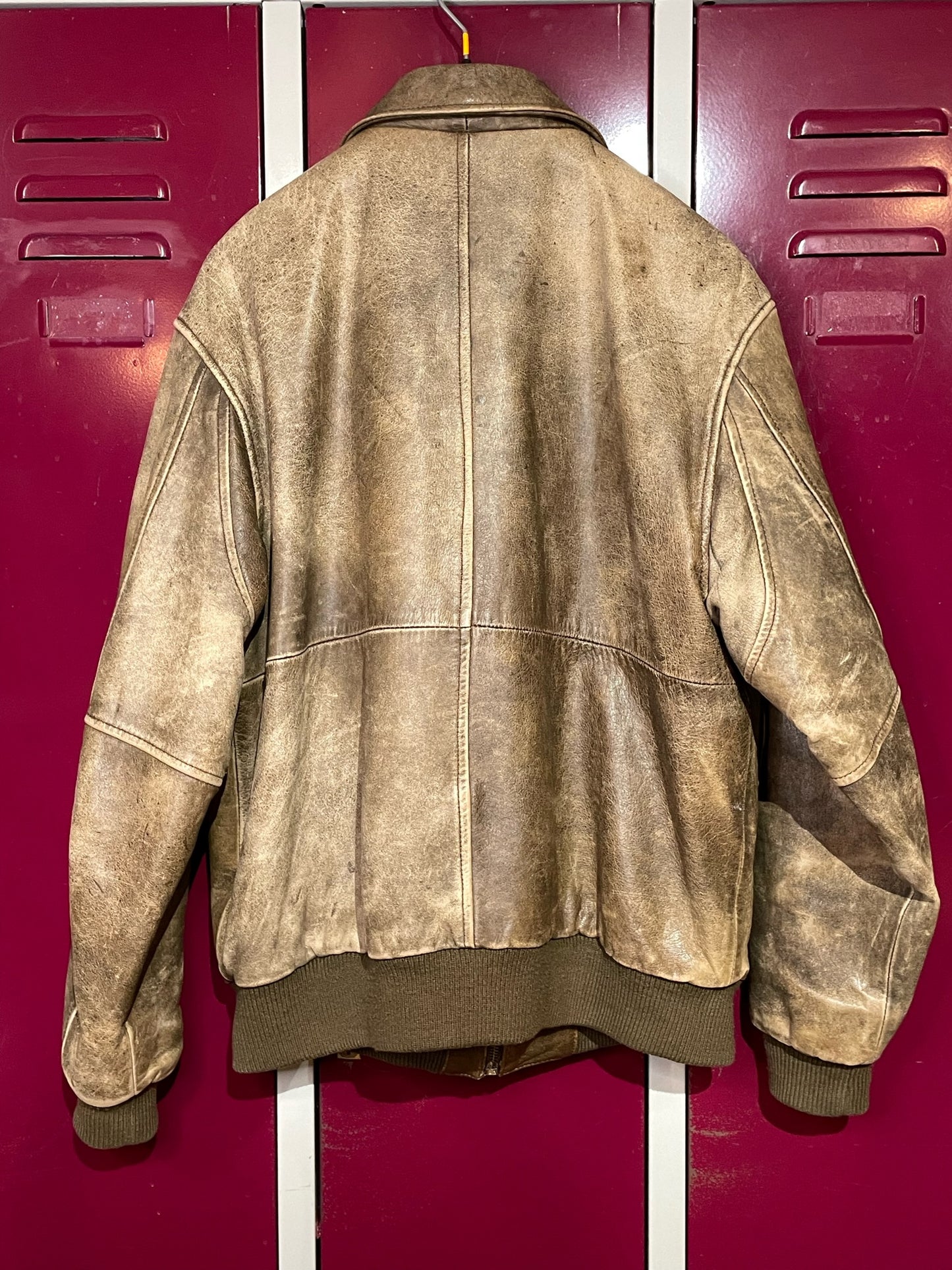 VINTAGE AEROPOSTALE AVIATOR FLIGHT JACKET SZ: 38