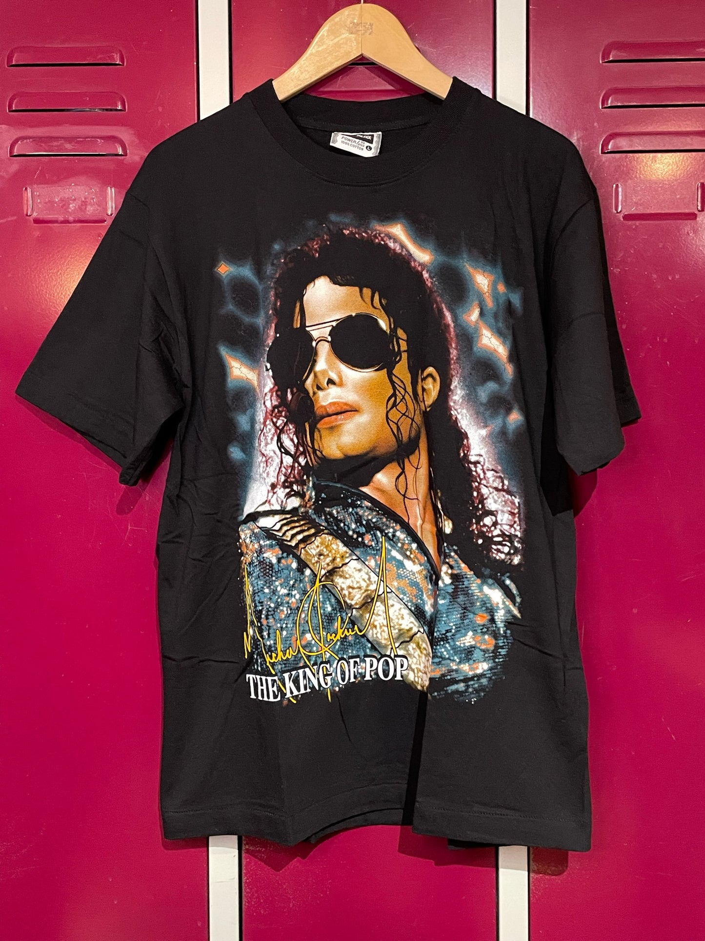 MICHAEL JACKSON "THE KING OF POP" MUSIC T-SHIRT SZ: L